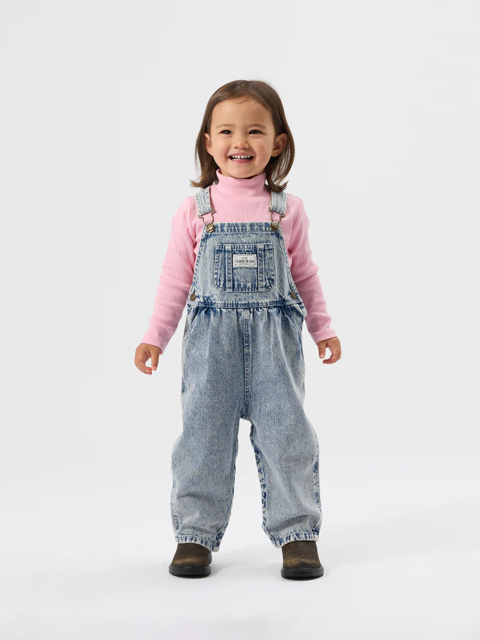 Goldie & Ace Embroidered Rib Skivvy Sweet pea AW26