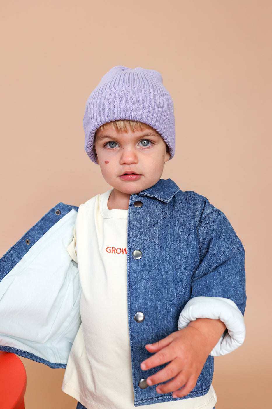 Grown Knitted Pixie Beanie - Iris