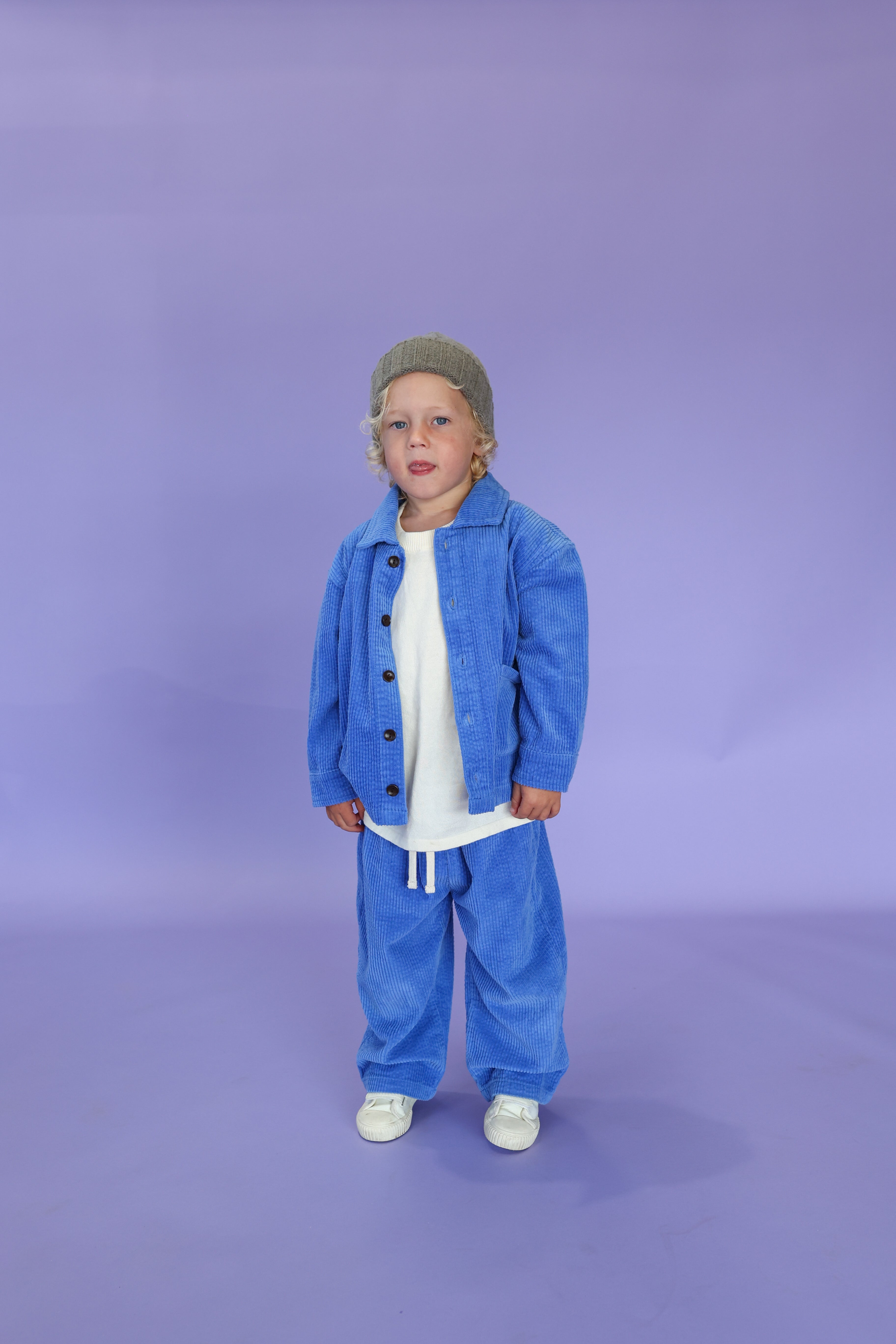 Grown Organic Relaxed Cord Pant Sea