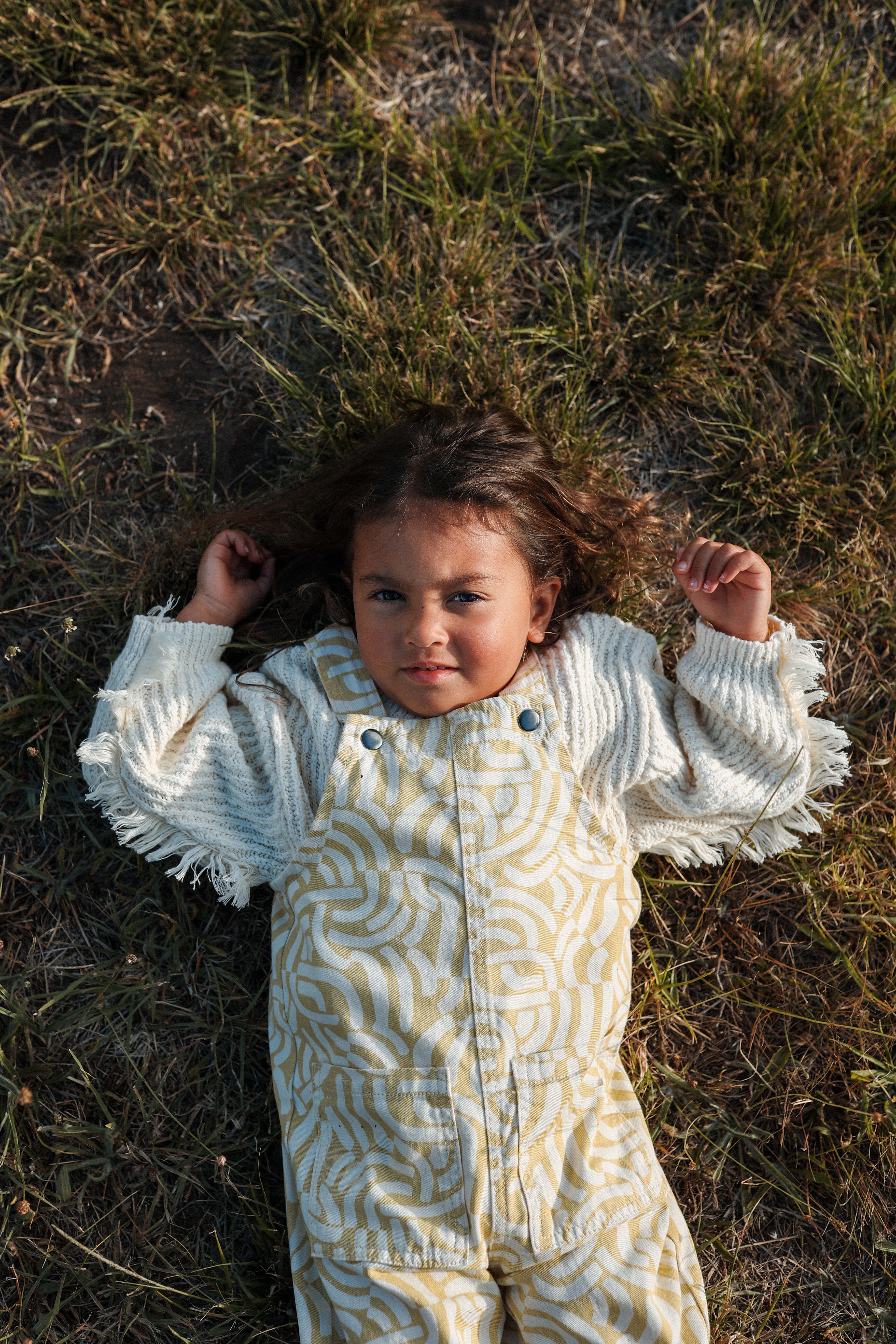 Grown Slub Yarn Fringe Pull Over - Milk