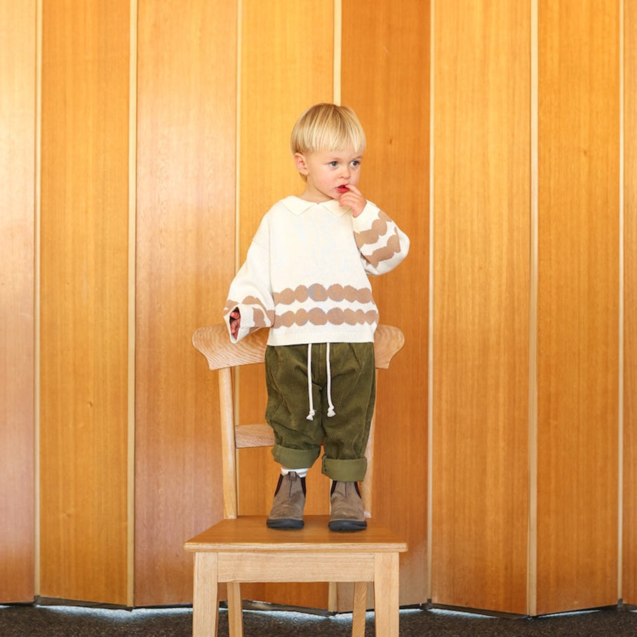 Grown Organic Cord Pant - Herb