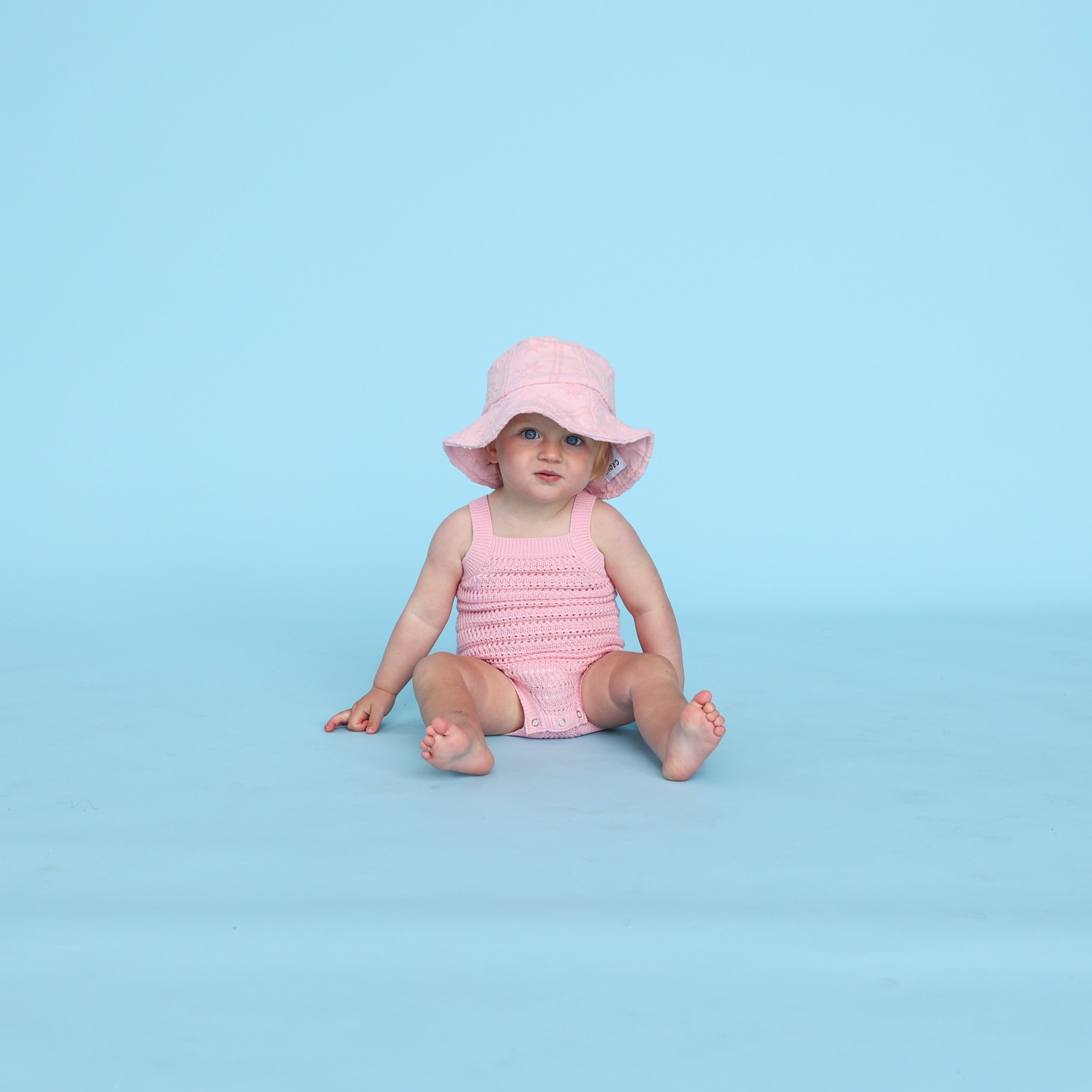 Grown Knitted Organic Singletsuit - Blossom
