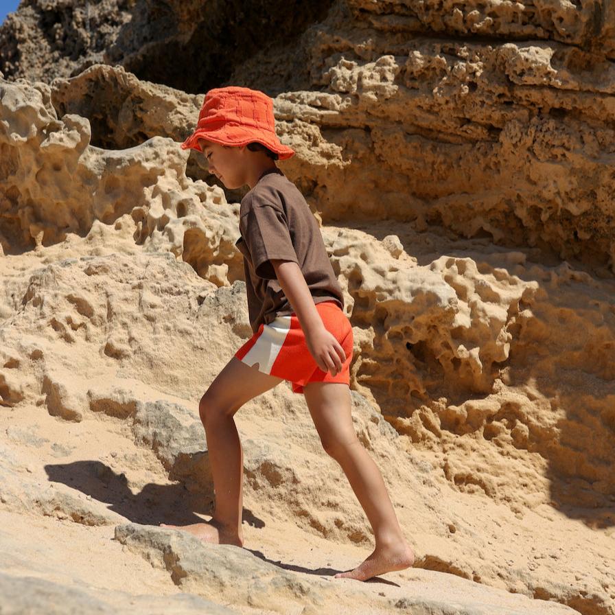 Grown Milano Knitted Shorts - Rosso
