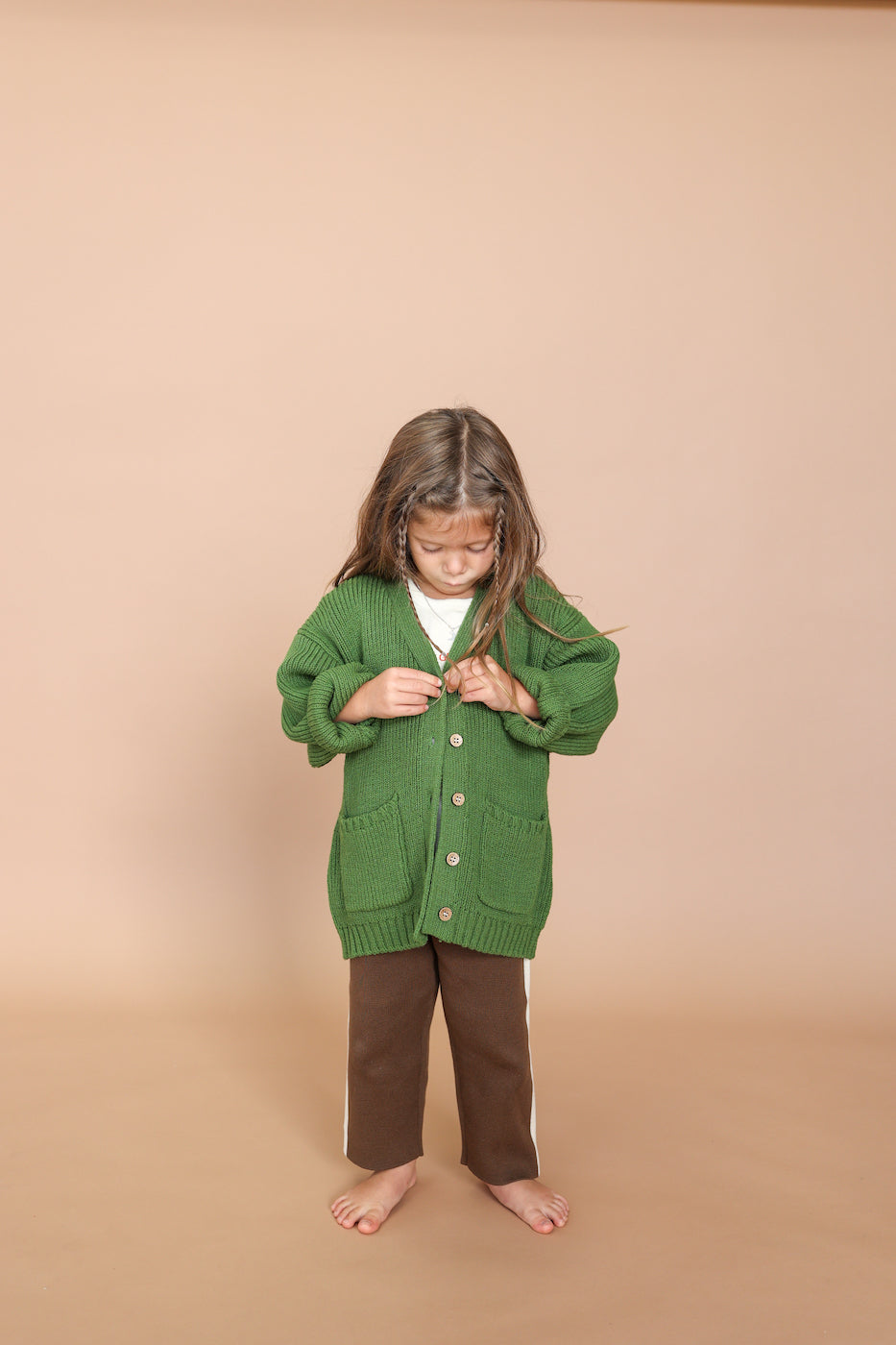 Grown Pocket Cardigan - Verde
