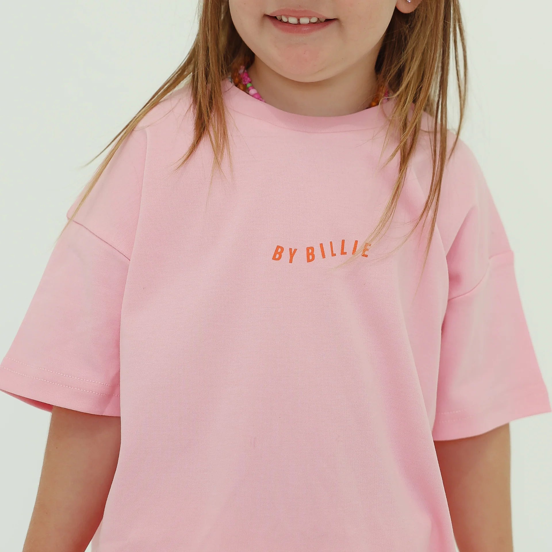 By Billie Organic cotton wave tee - pink