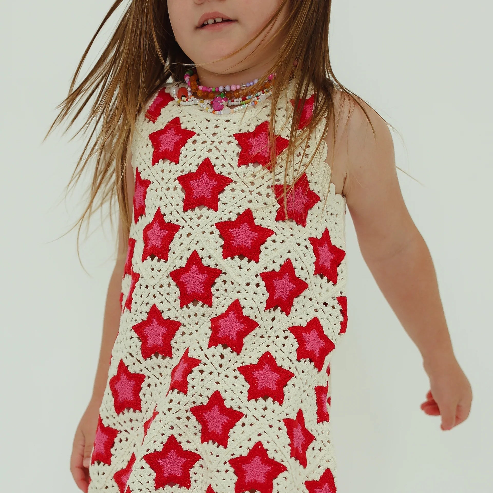 By Billie Crochet star dress