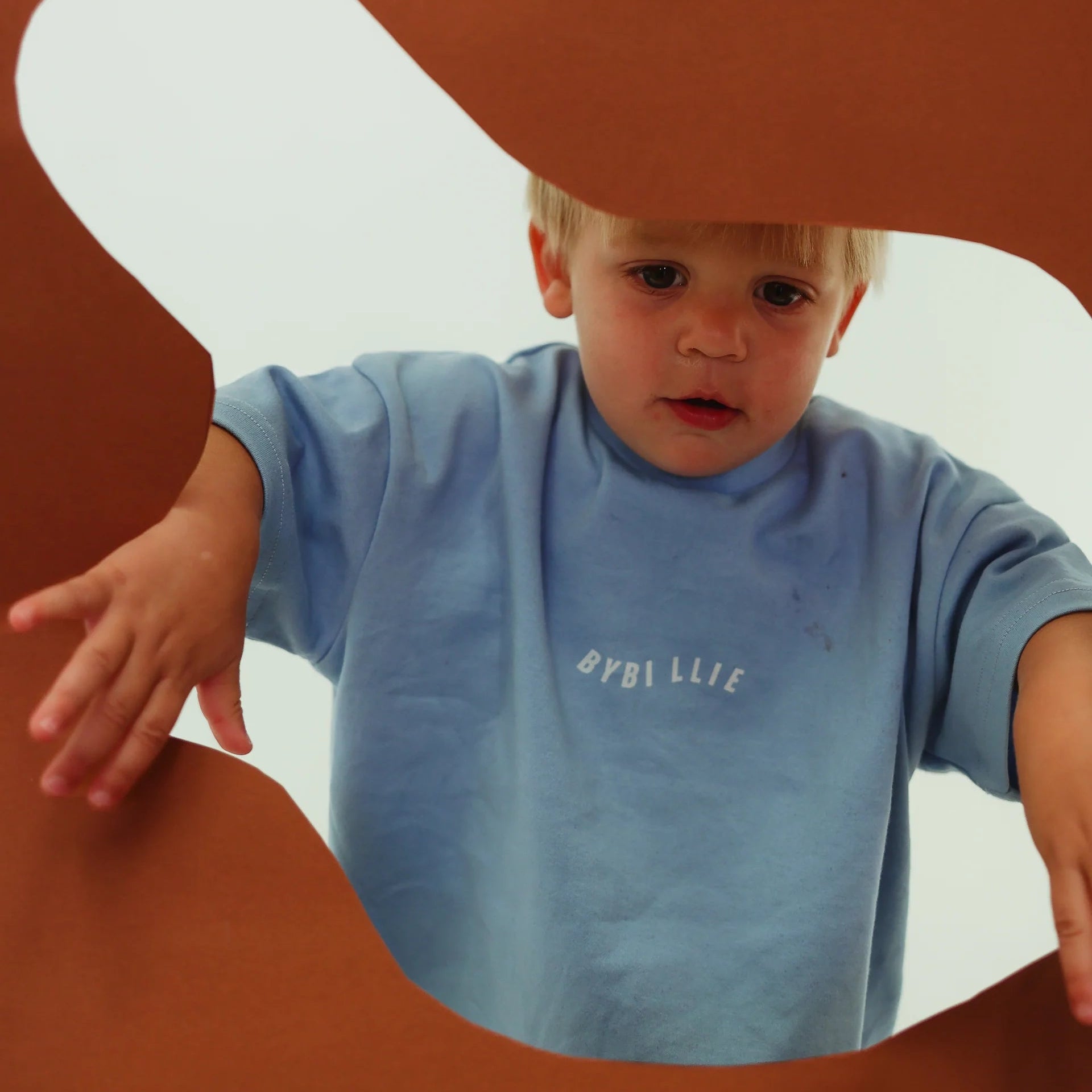 By Billie Organic cotton wave tee - blue