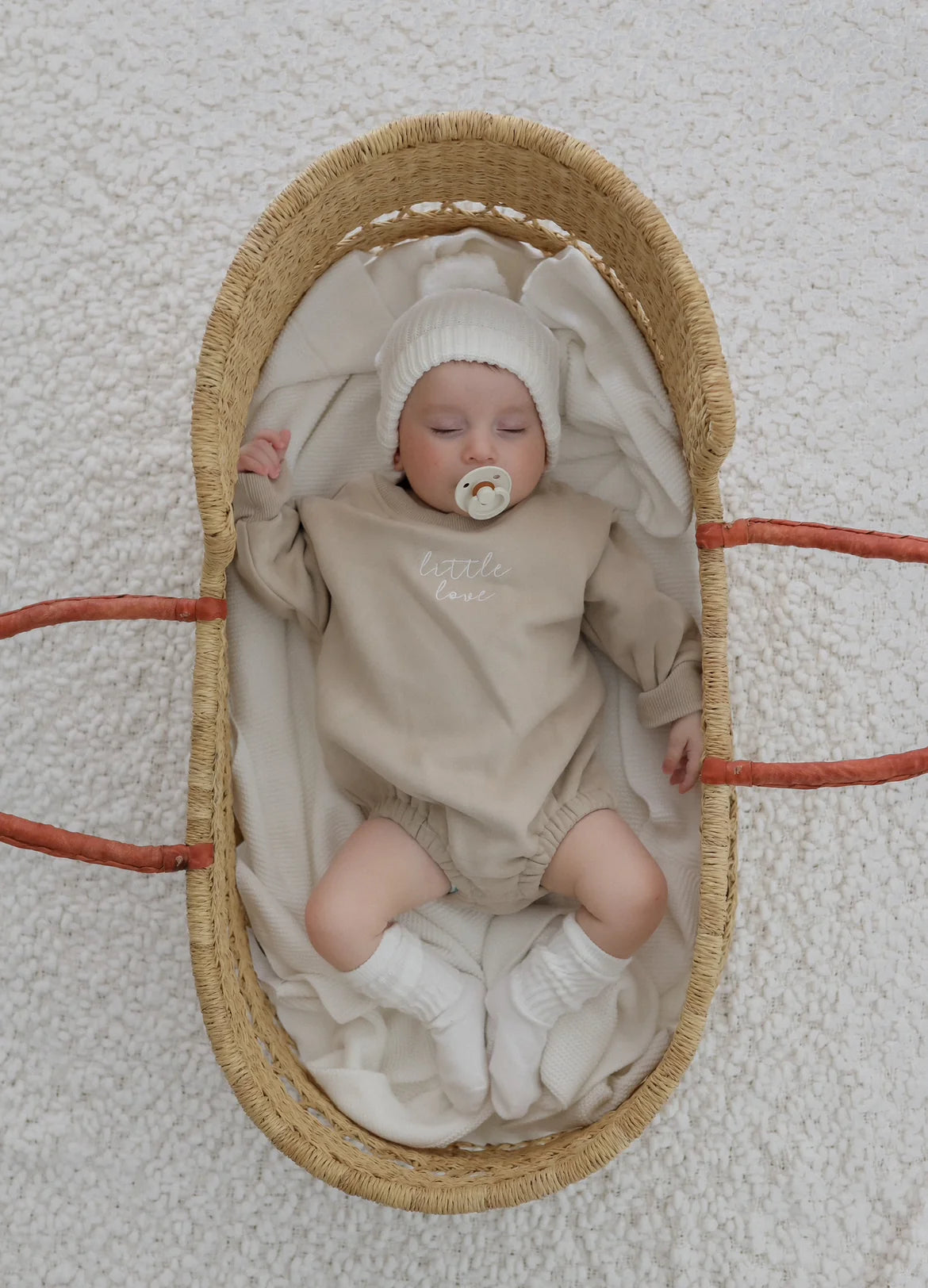 Blossom & Pear Fawn 'Little Love' Long Sleeve Bubble Romper