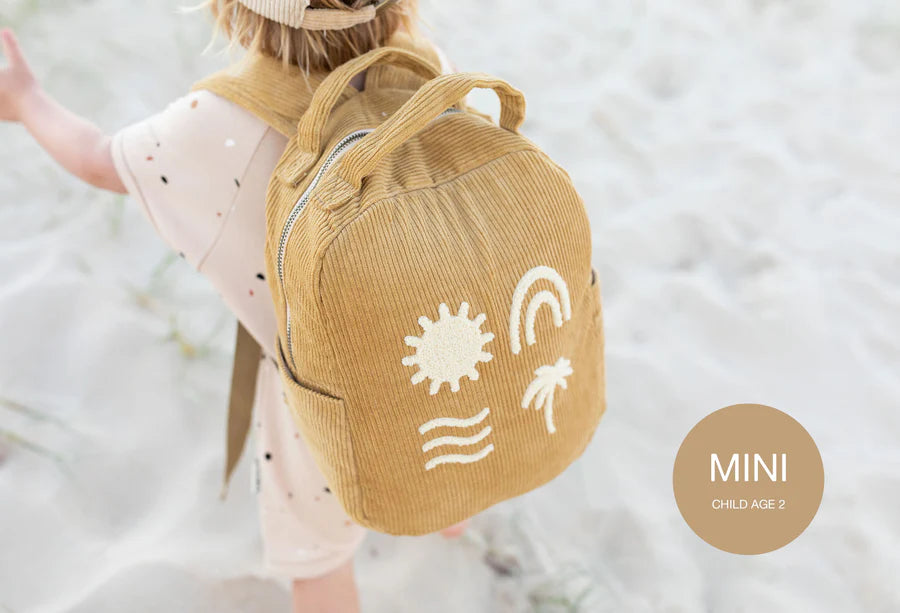 Bam Loves Boo Solstice Organic Backpack Mini - Honey