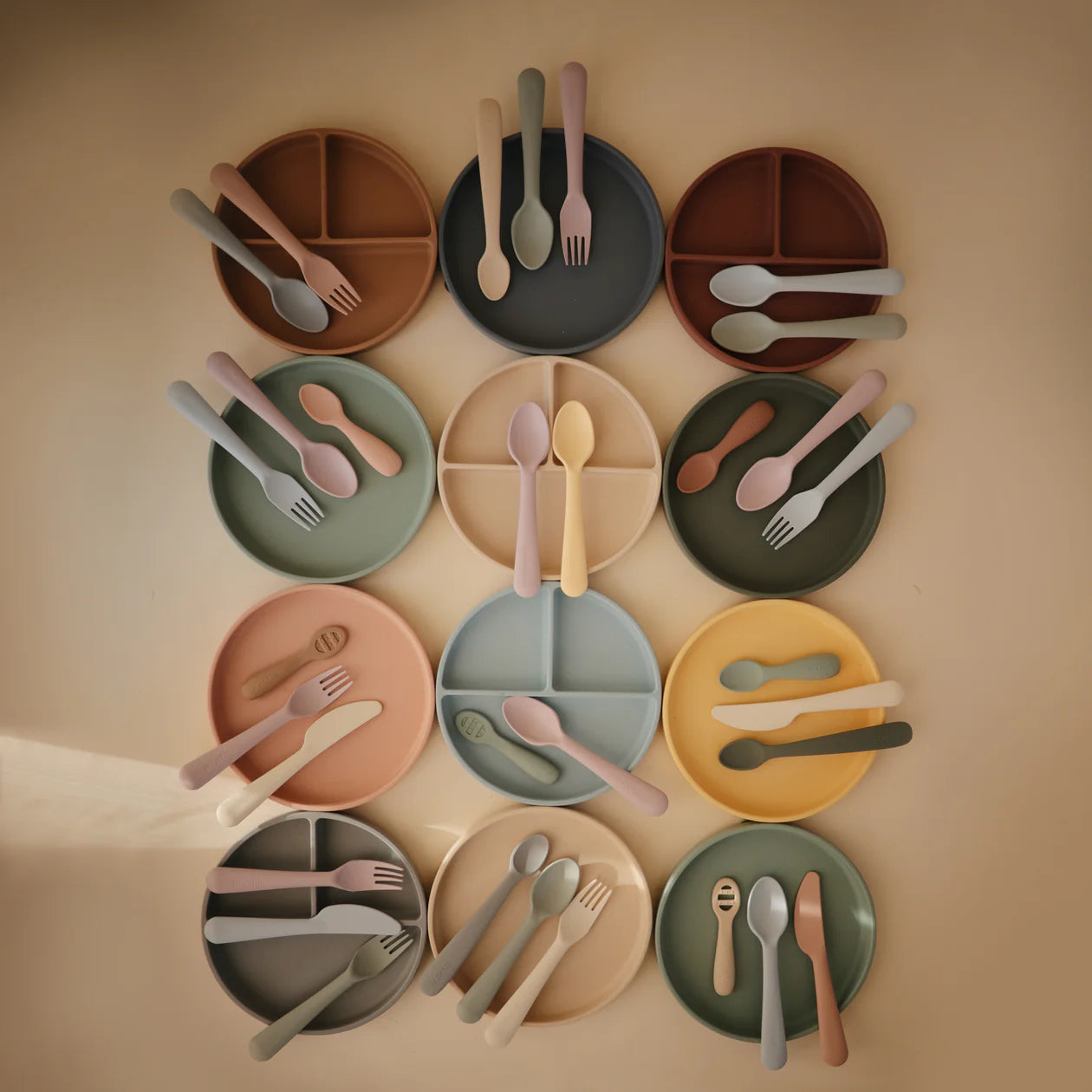 Mushie Silicone Plate - Blush