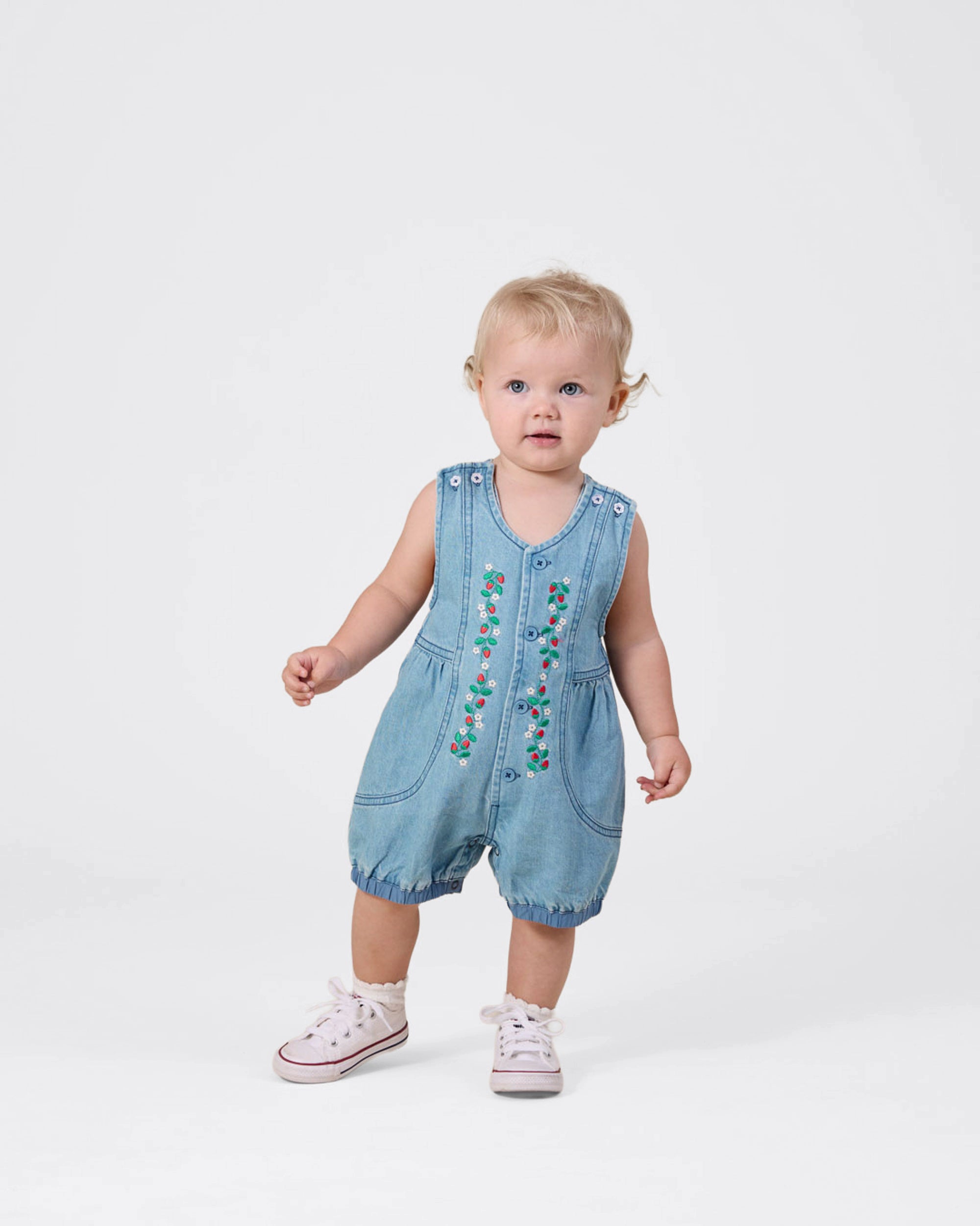 GOLDIE & ACE WILD STRAWBERRY NINA ROMPER