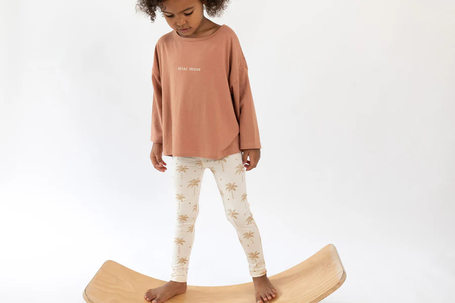 Bam Loves Boo Palm Tree Leggings