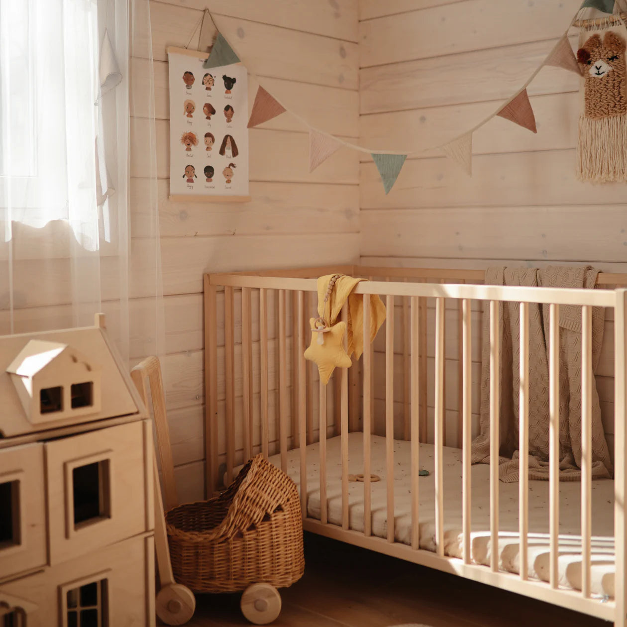 Mushie Lovey Blanket Star - Yellow