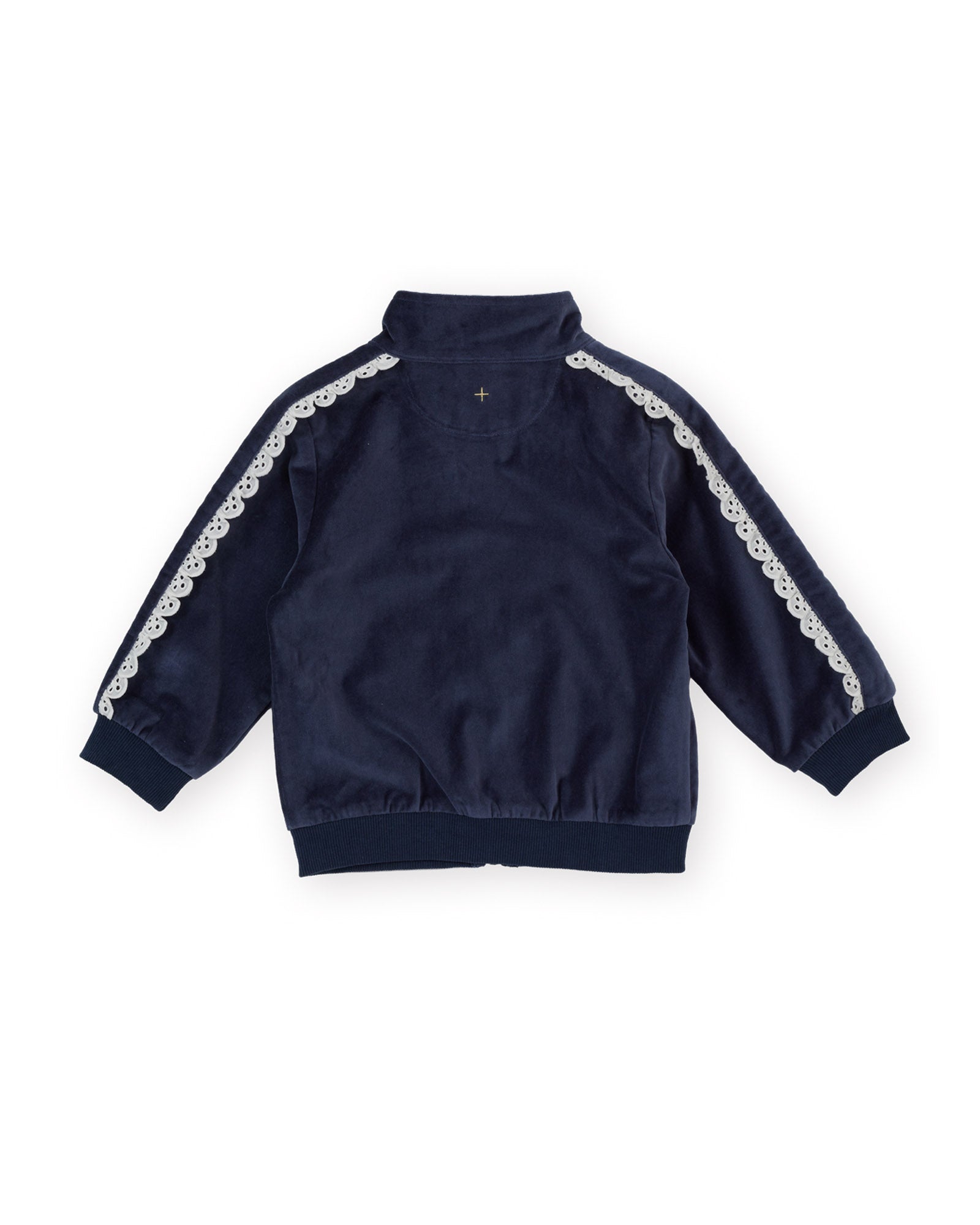 Goldie & Ace Velour Broderie Sweat Jacket