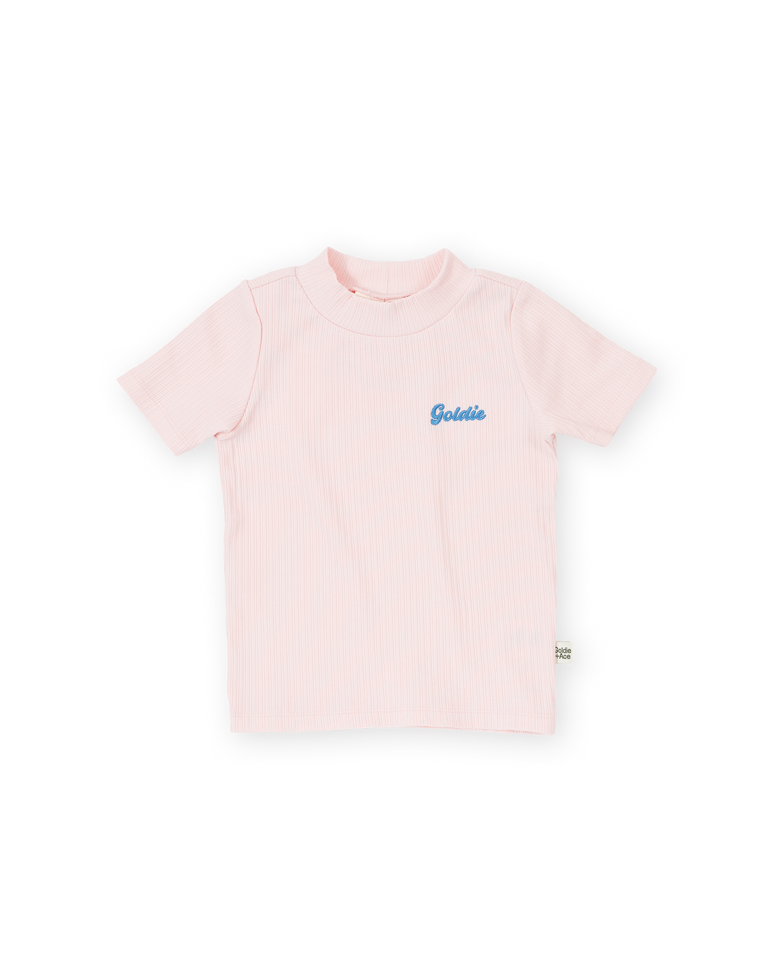 GOLDIE & ACE RIB T-SHIRT PINK