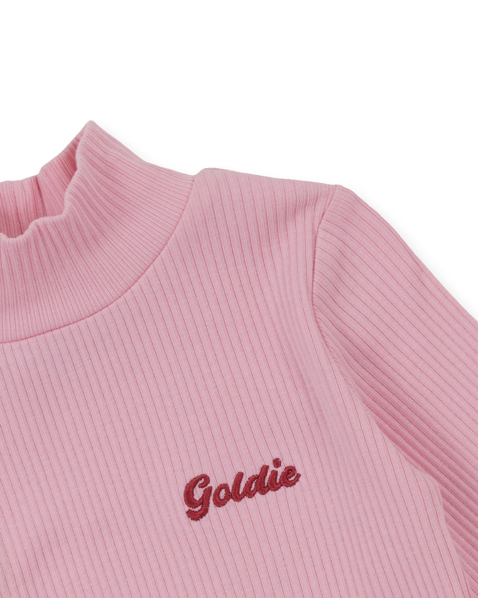 Goldie & Ace Embroidered Rib Skivvy Sweet pea AW26