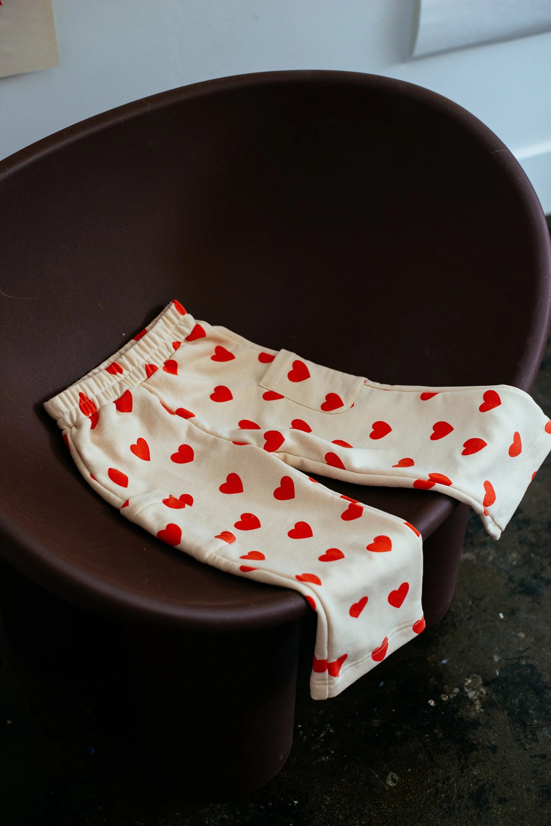 Sunday Siblings Holiday Pants- Hearts