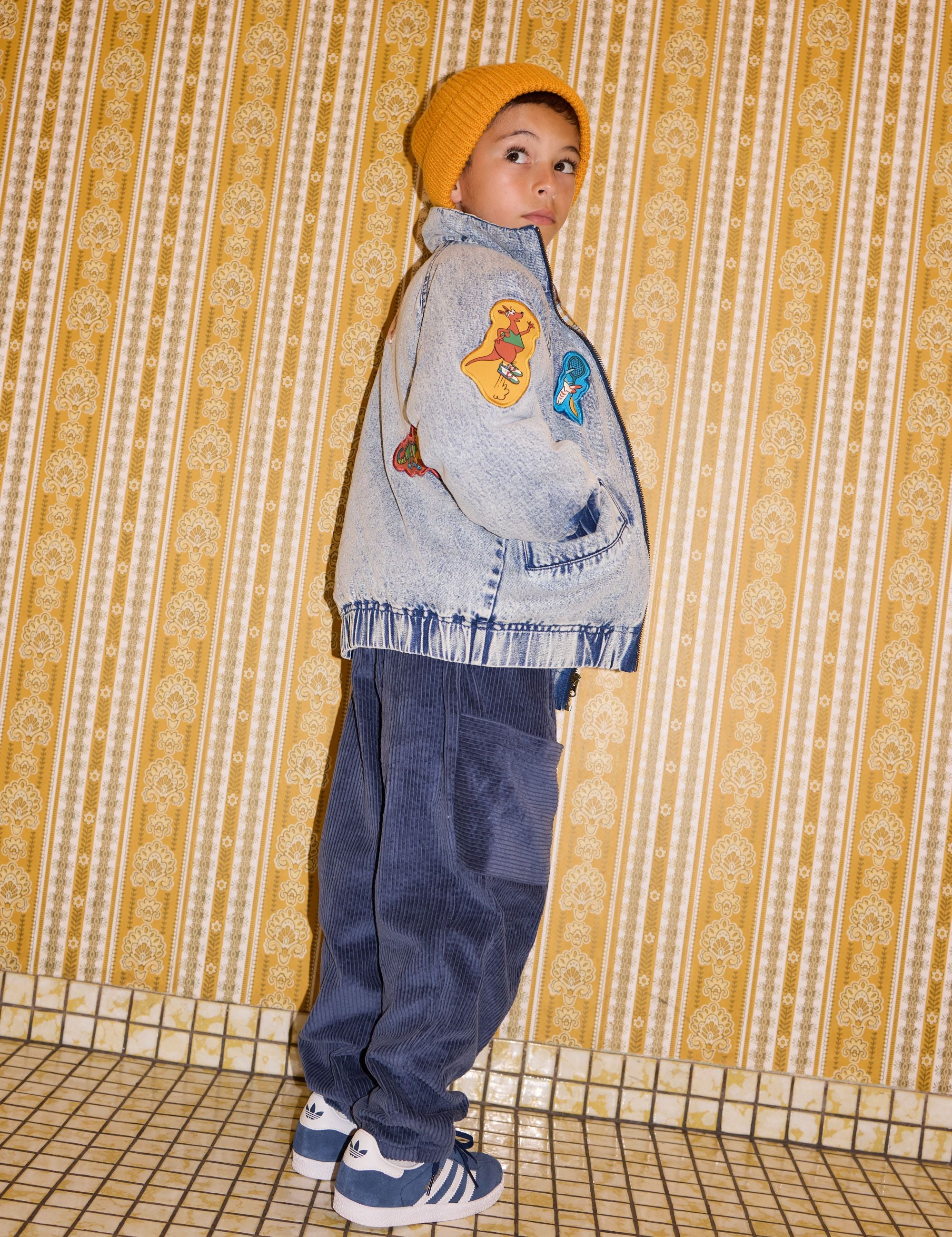 Goldie & Ace Kit Corduroy Pocket Pant - Navy