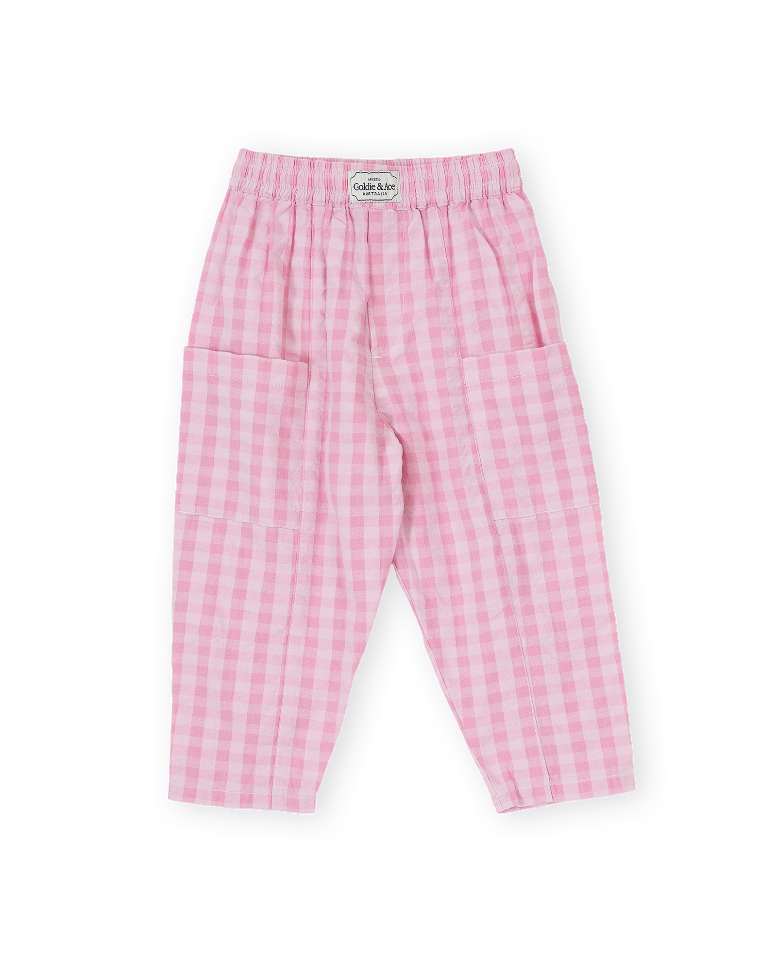 GOLDIE & ACE LIGHTWEIGHT GINGHAM KIT POCKET PANT