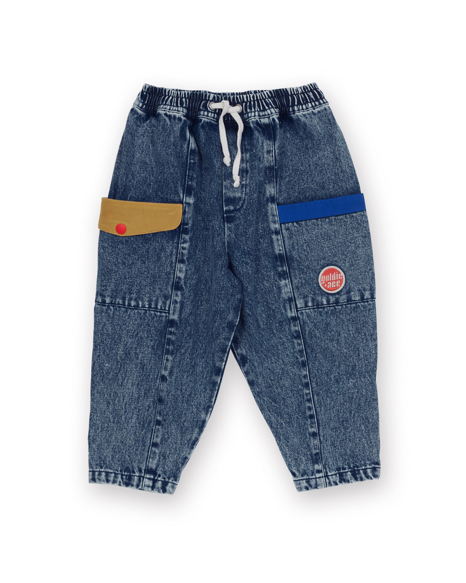 Goldie & Ace Kit Colour Block Denim Pocket Pant