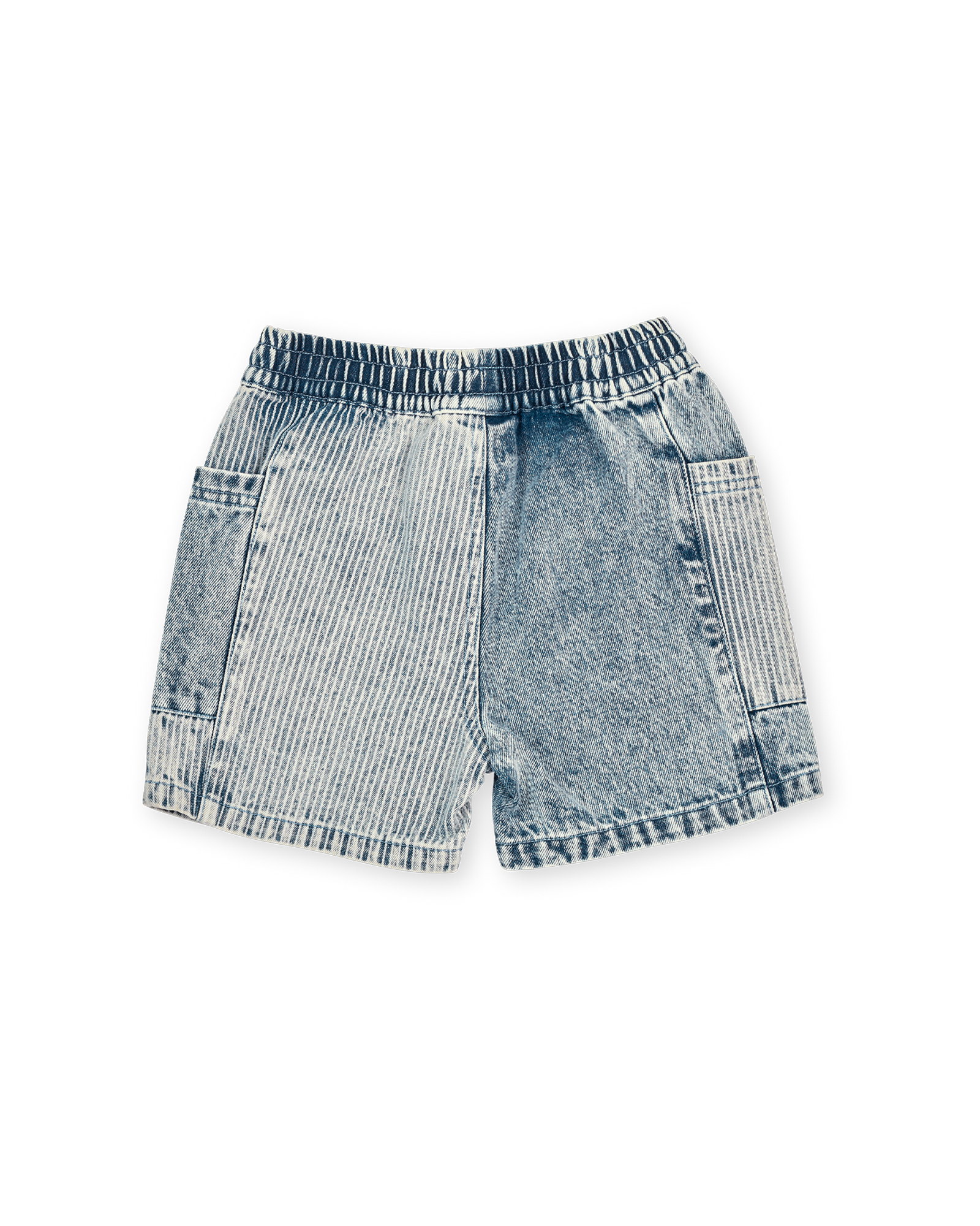 GOLDIE & ACE PIN STRIPE NOAH POCKET SHORTS