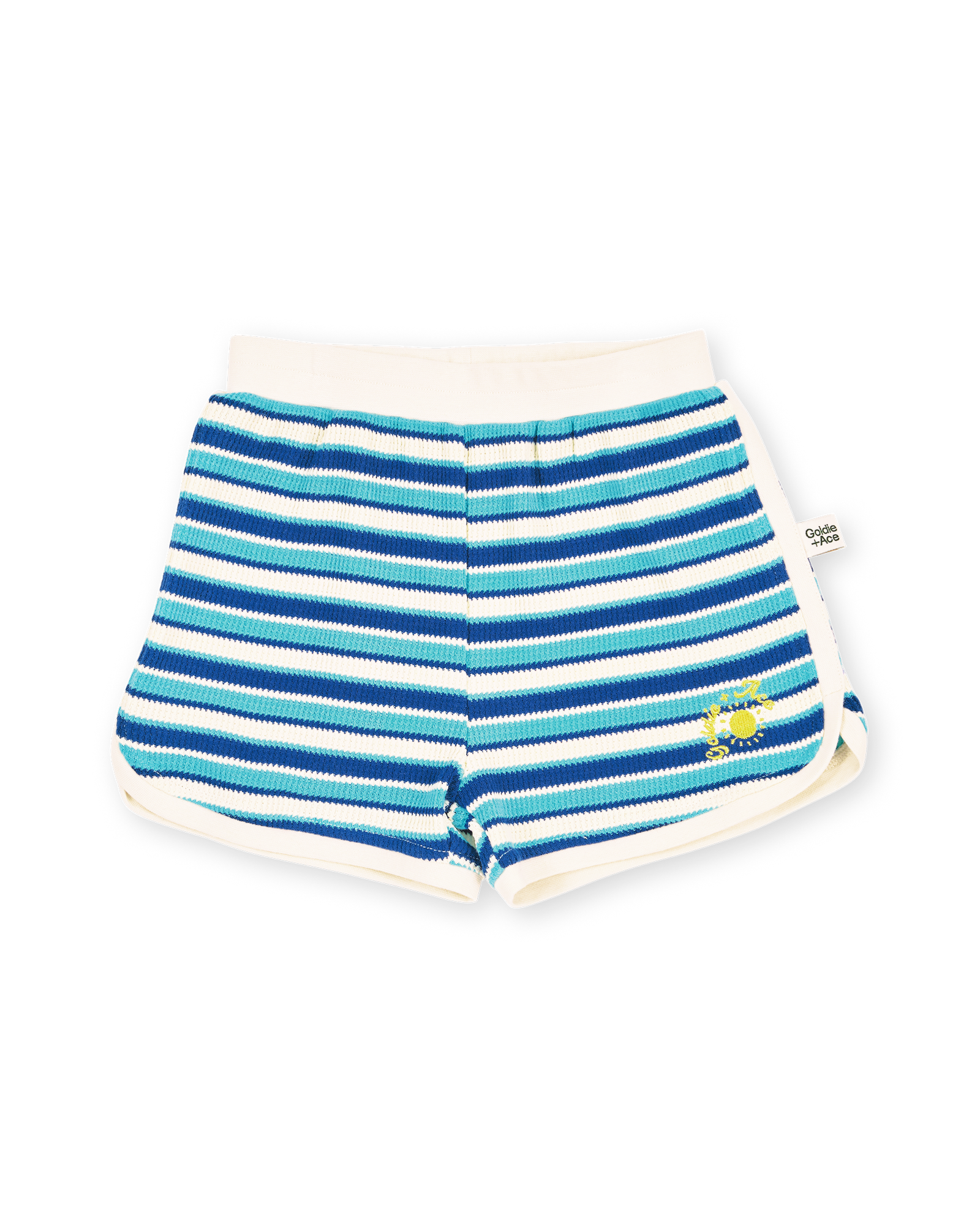 GOLDIE & ACE WAFFLE SHORT BLUE