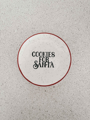 Bencer & Hazelnut Cookies for Santa Plate