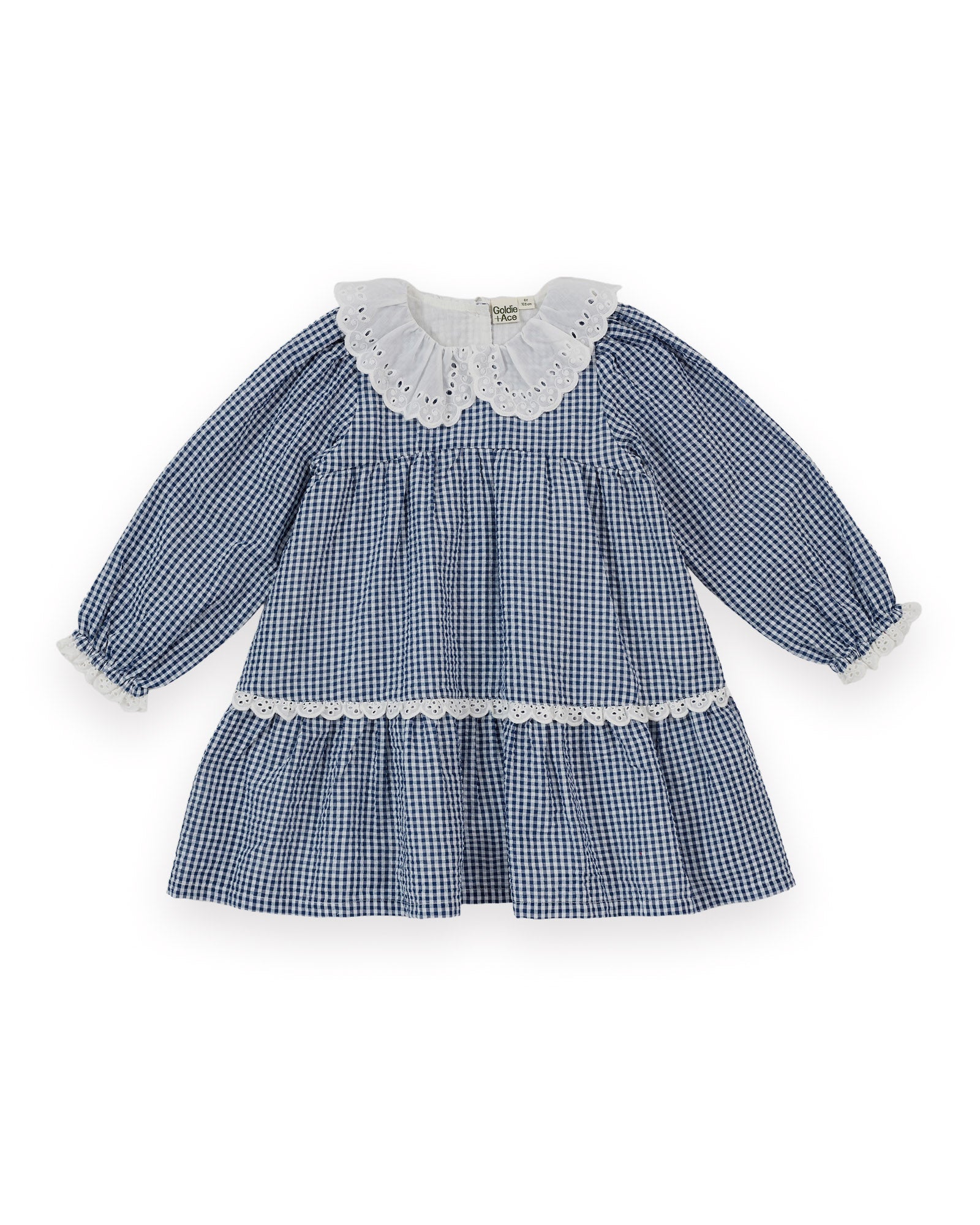Goldie & Ace Gingham Collared Dress