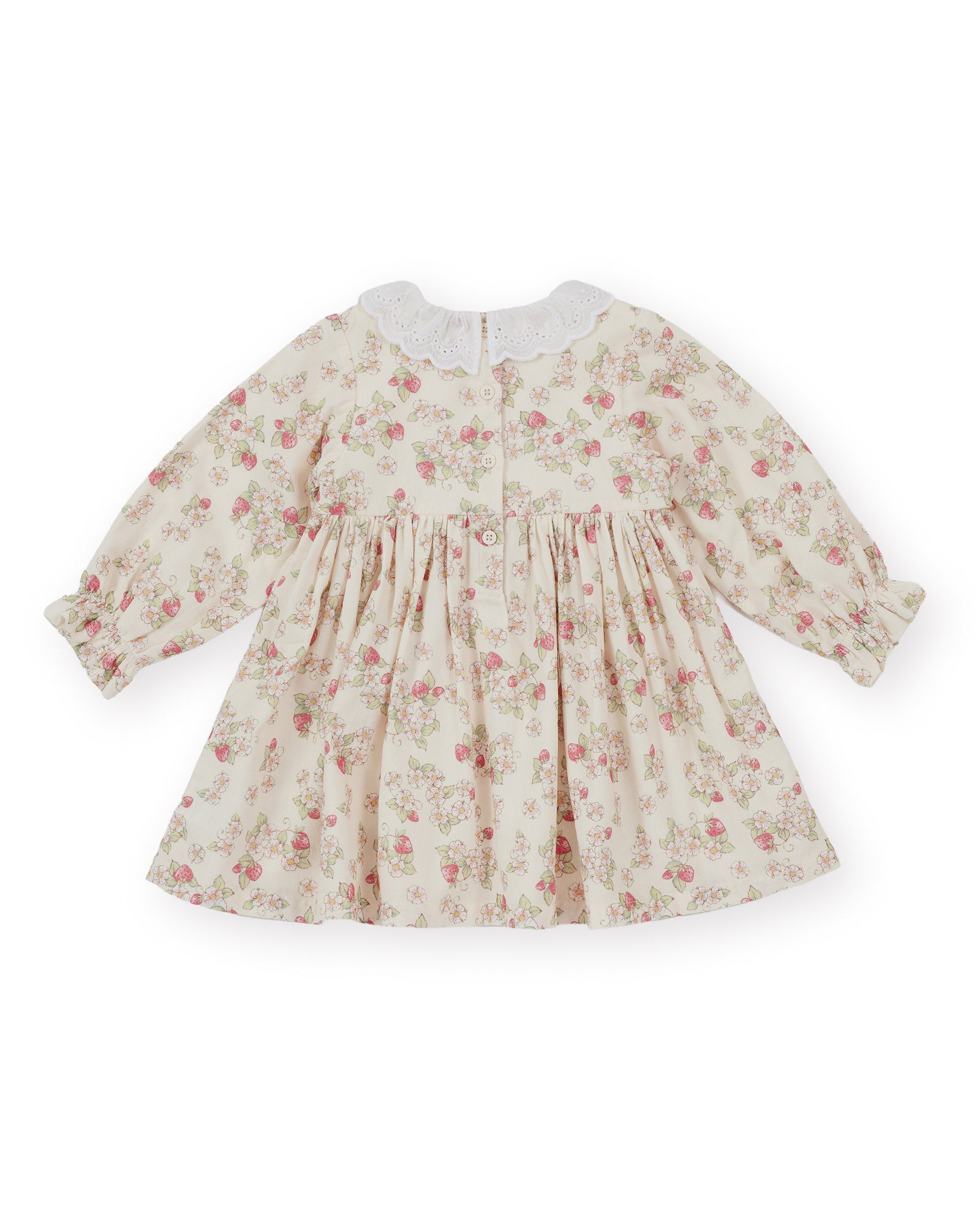 Goldie & Ace Strawberry Fields Shirt Dress Cream