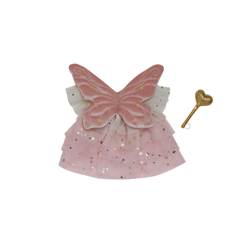 Olli Ella Dinkum Dolls Fairy Outfit Set Pink