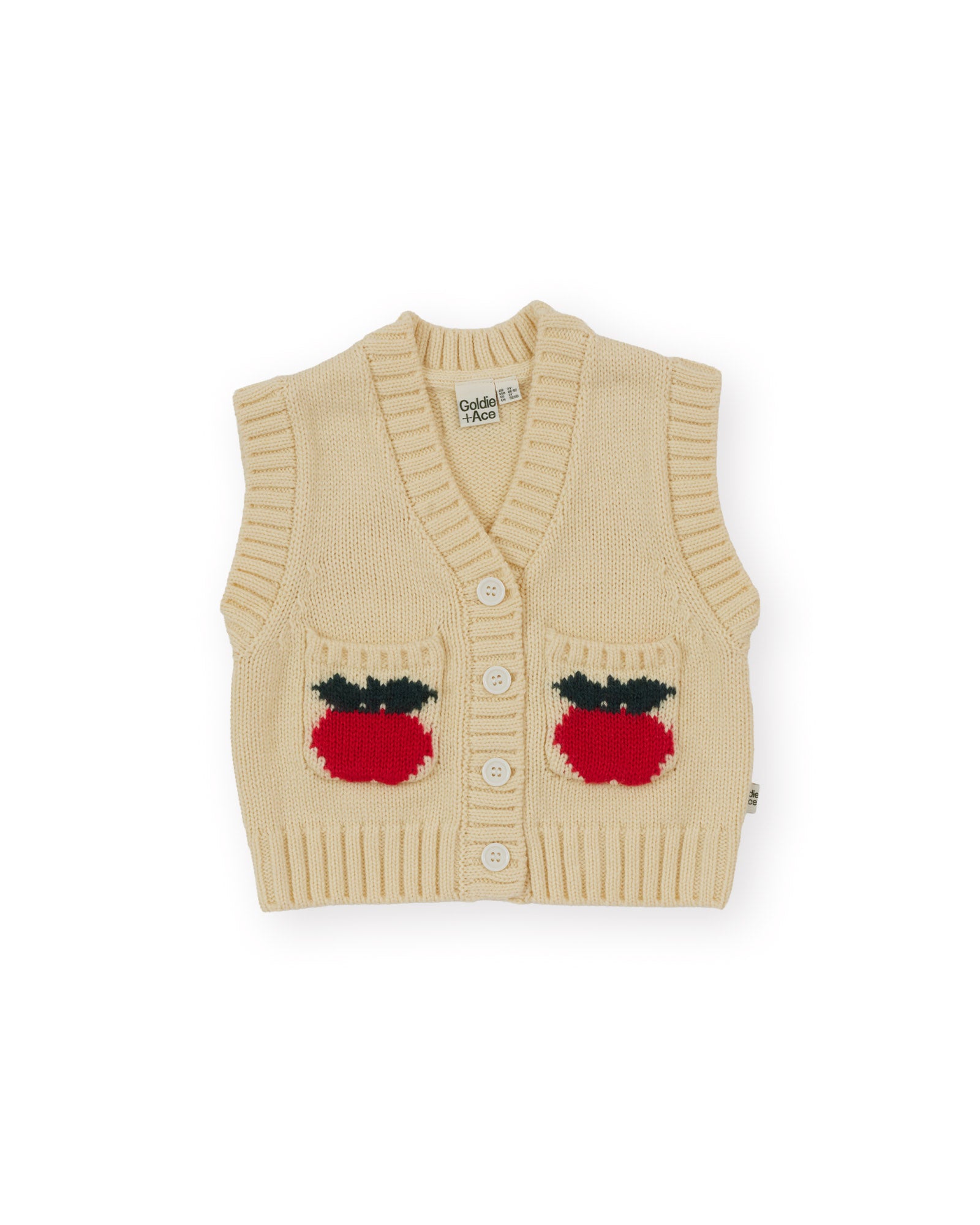 Goldie & Ace Apple Pocket Knit Vest