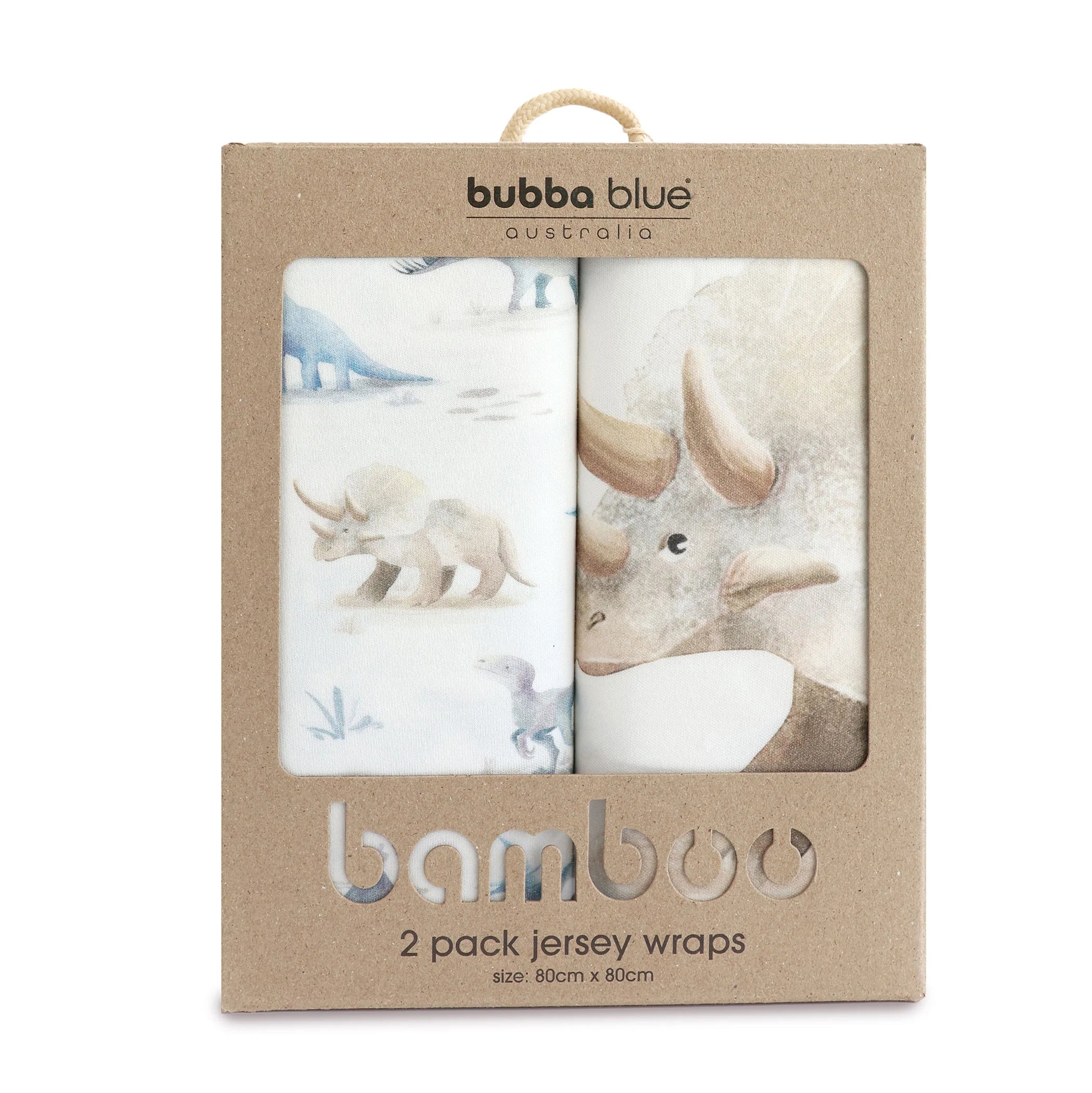 Bubba Blue Jurassic Bamboo 2pk Jersey Wrap