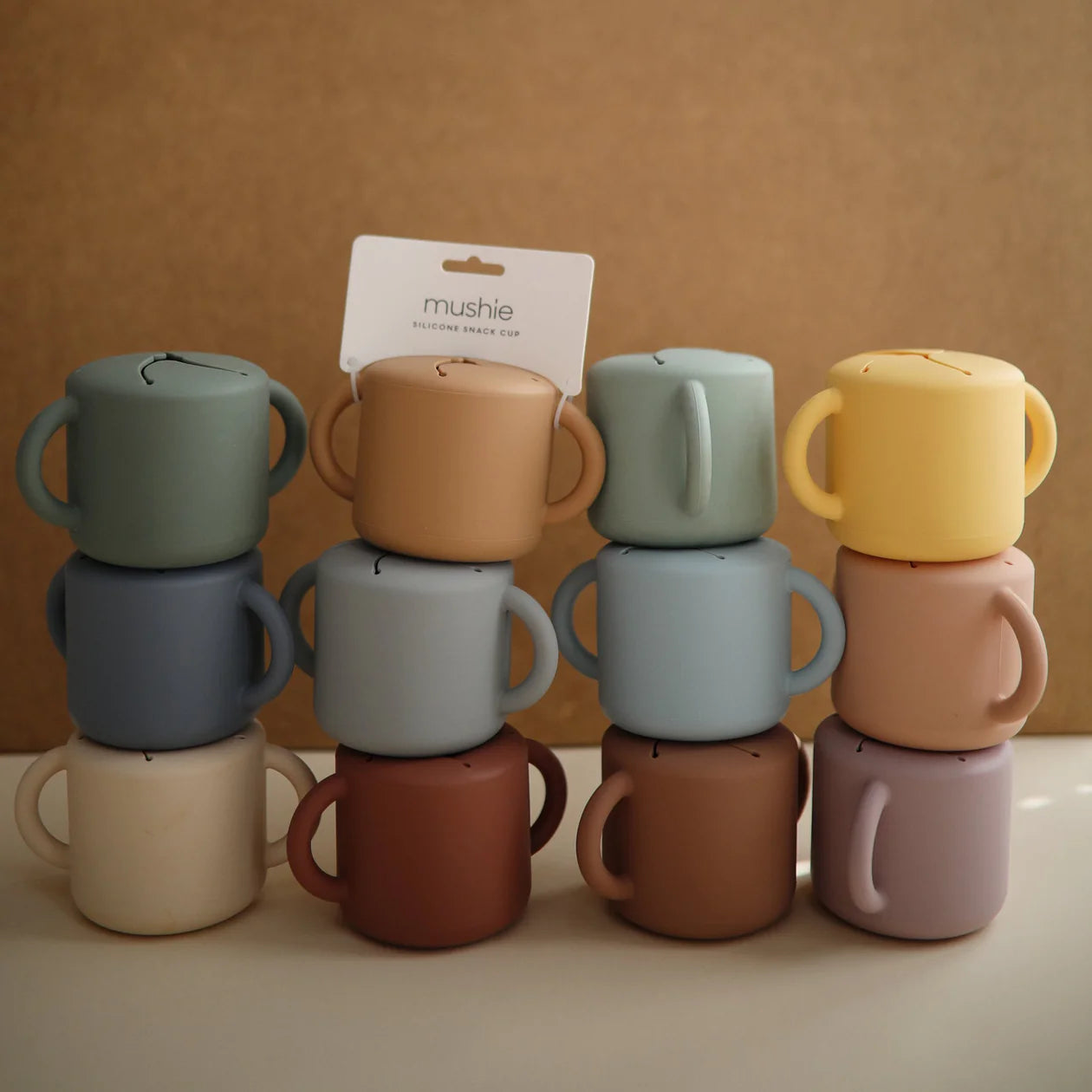 Mushie Snack Cup - Powder Blue