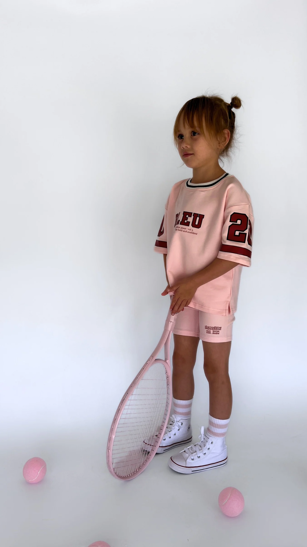 Sky & Bleu Sport Set - Pink