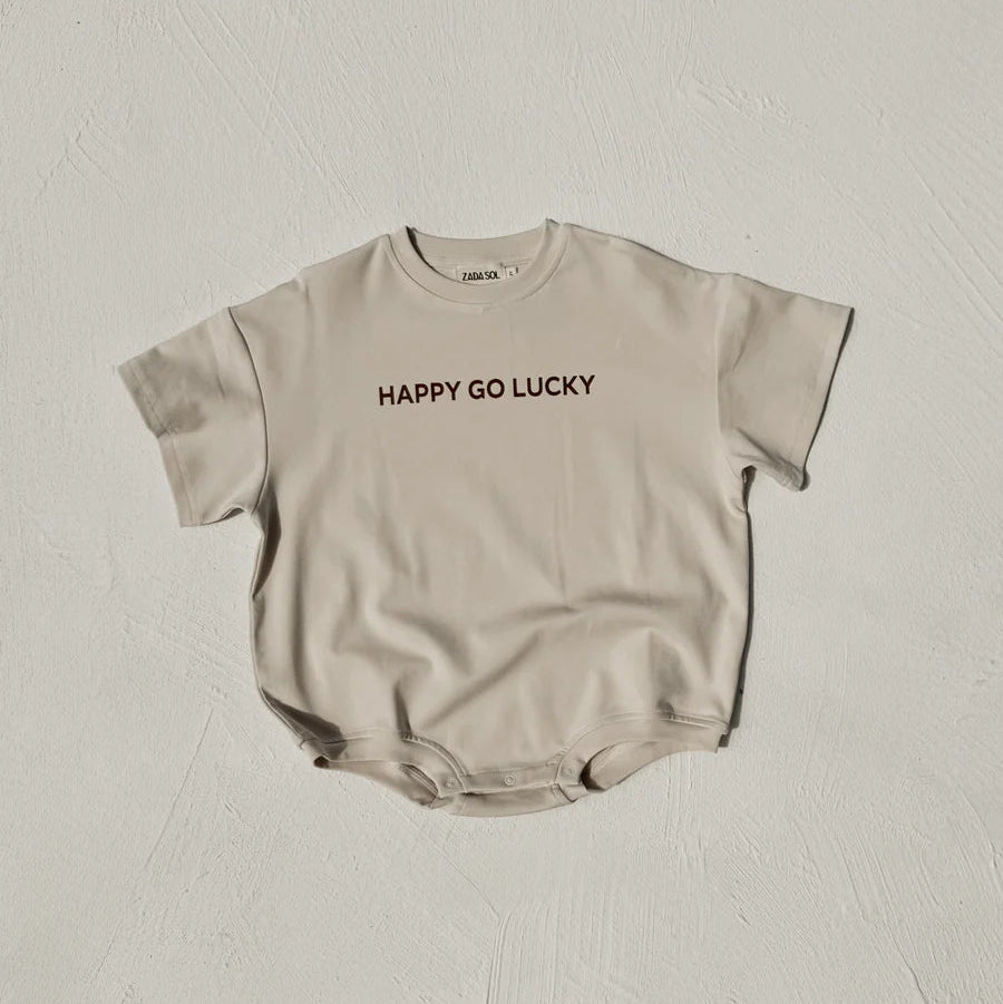 Zada Sol Happy Go Lucky Romper – Cream