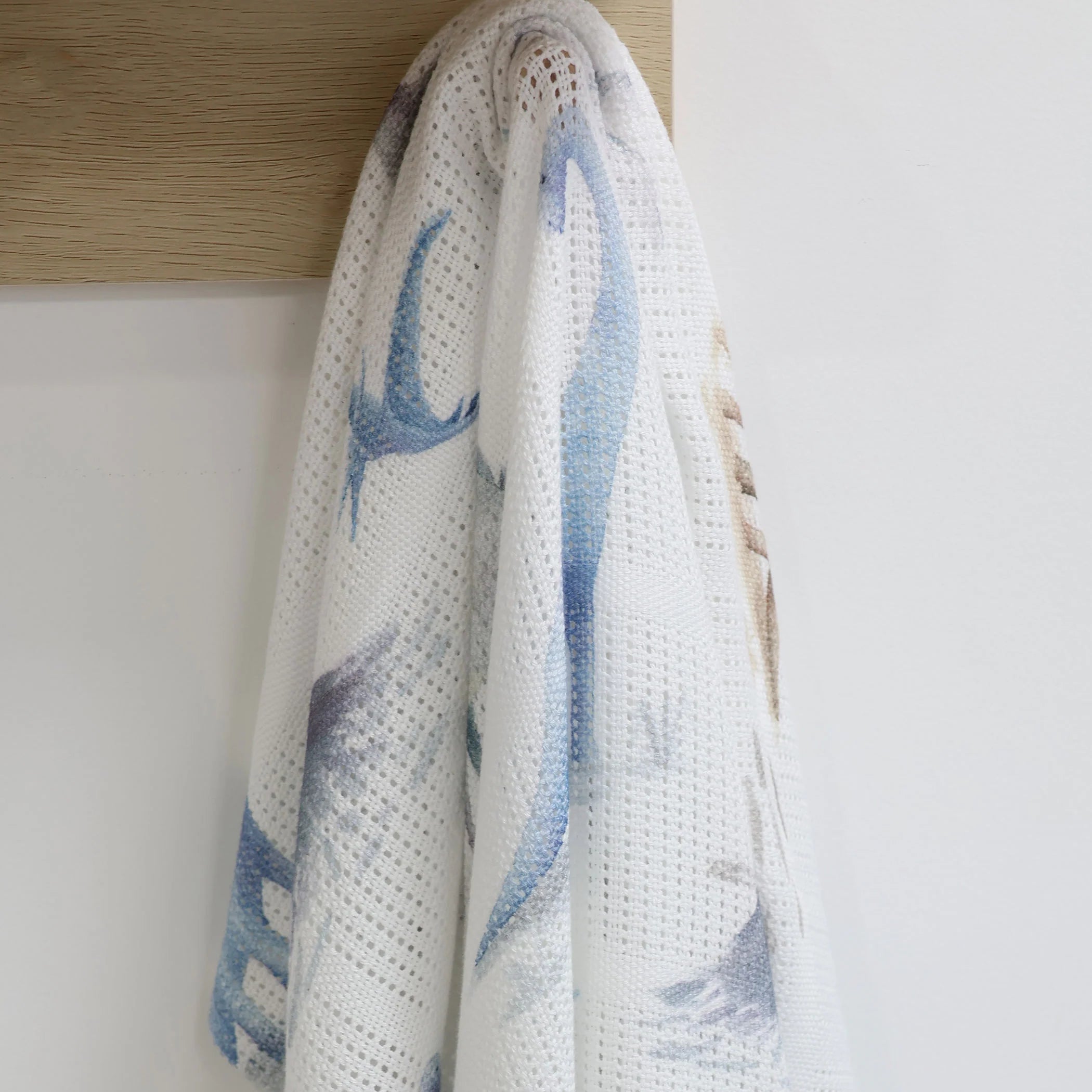 Bubba Blue Jurassic Cellular Blanket