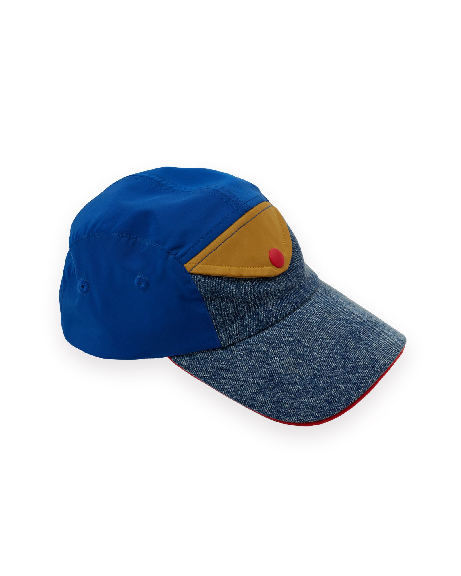 Goldie & Ace Colour Block Vintage Denim Cap