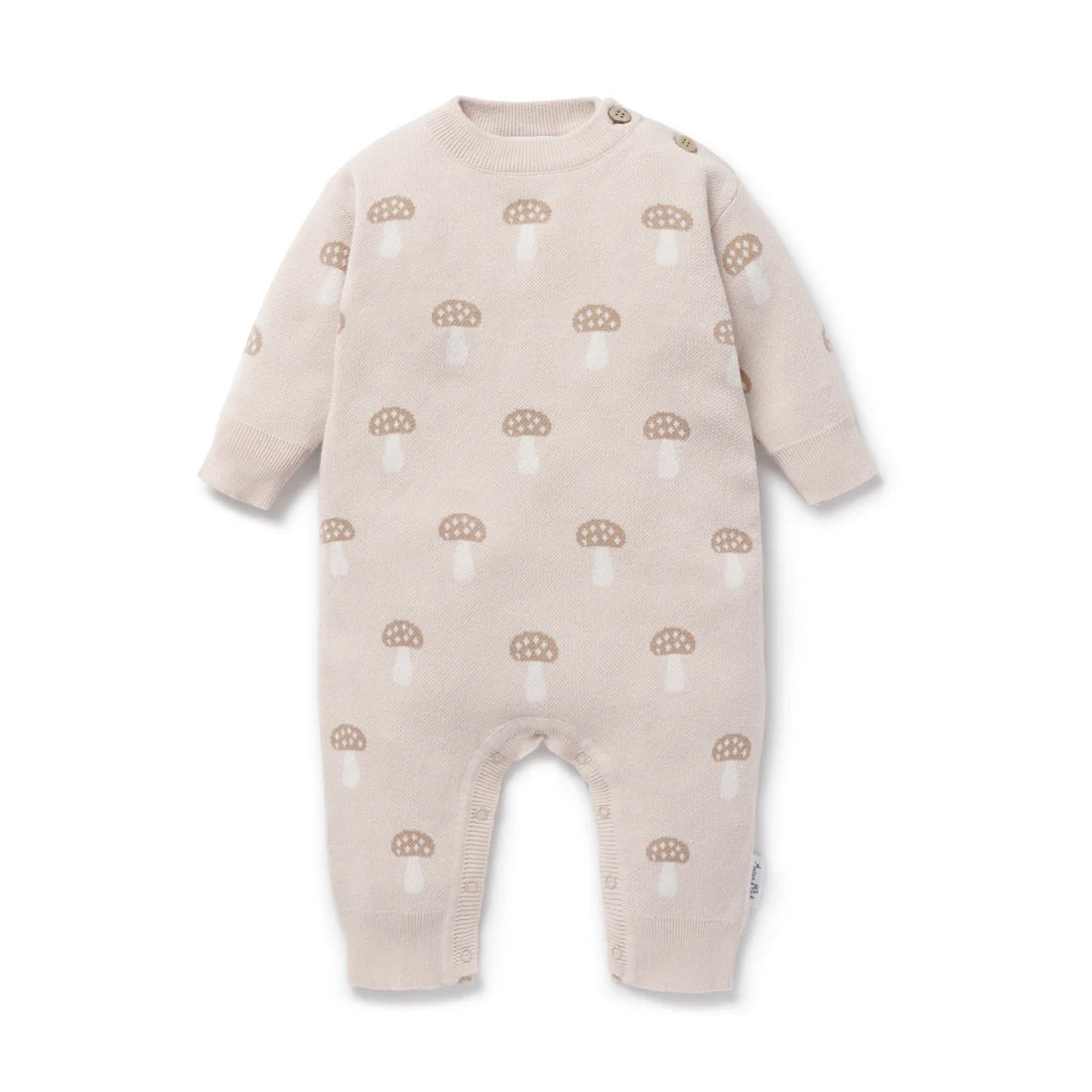 Aster & Oak Mushroom Knit Romper