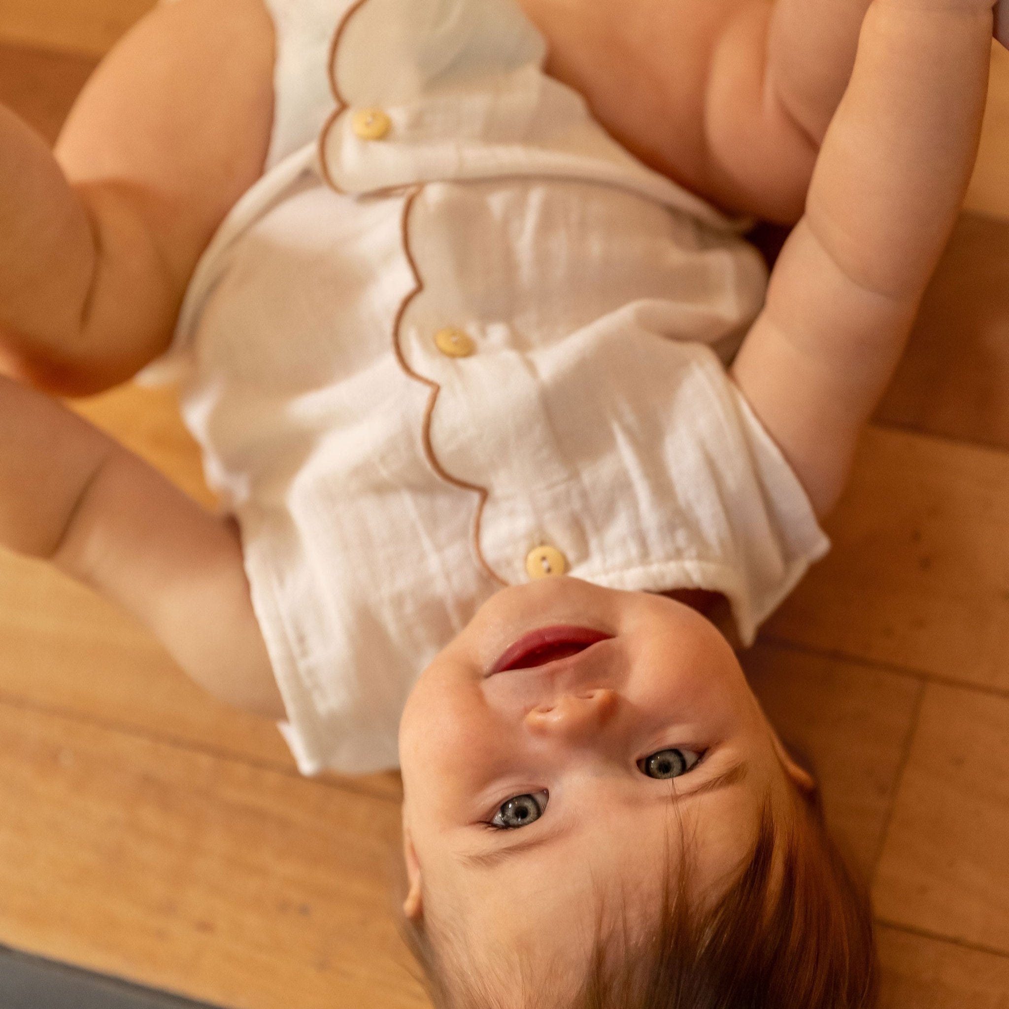 Alex & Ant Bonnie Playsuit - White