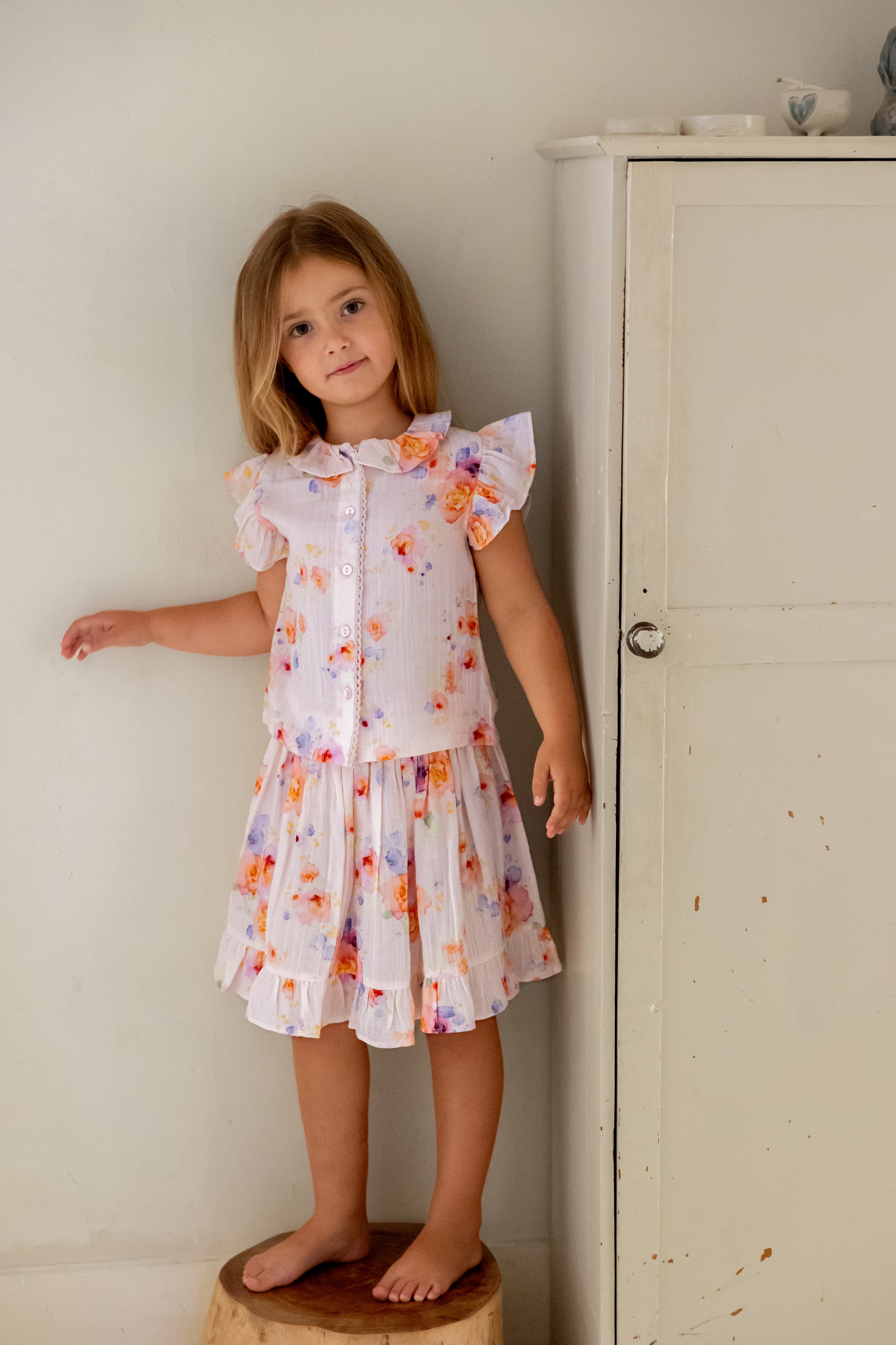 Alex & Ant Maria Pia Skirt - Roses