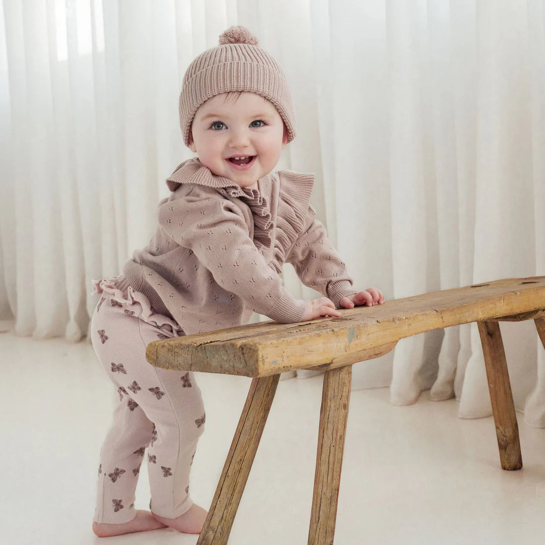 Aster & Oak Butterfly Rib Leggings
