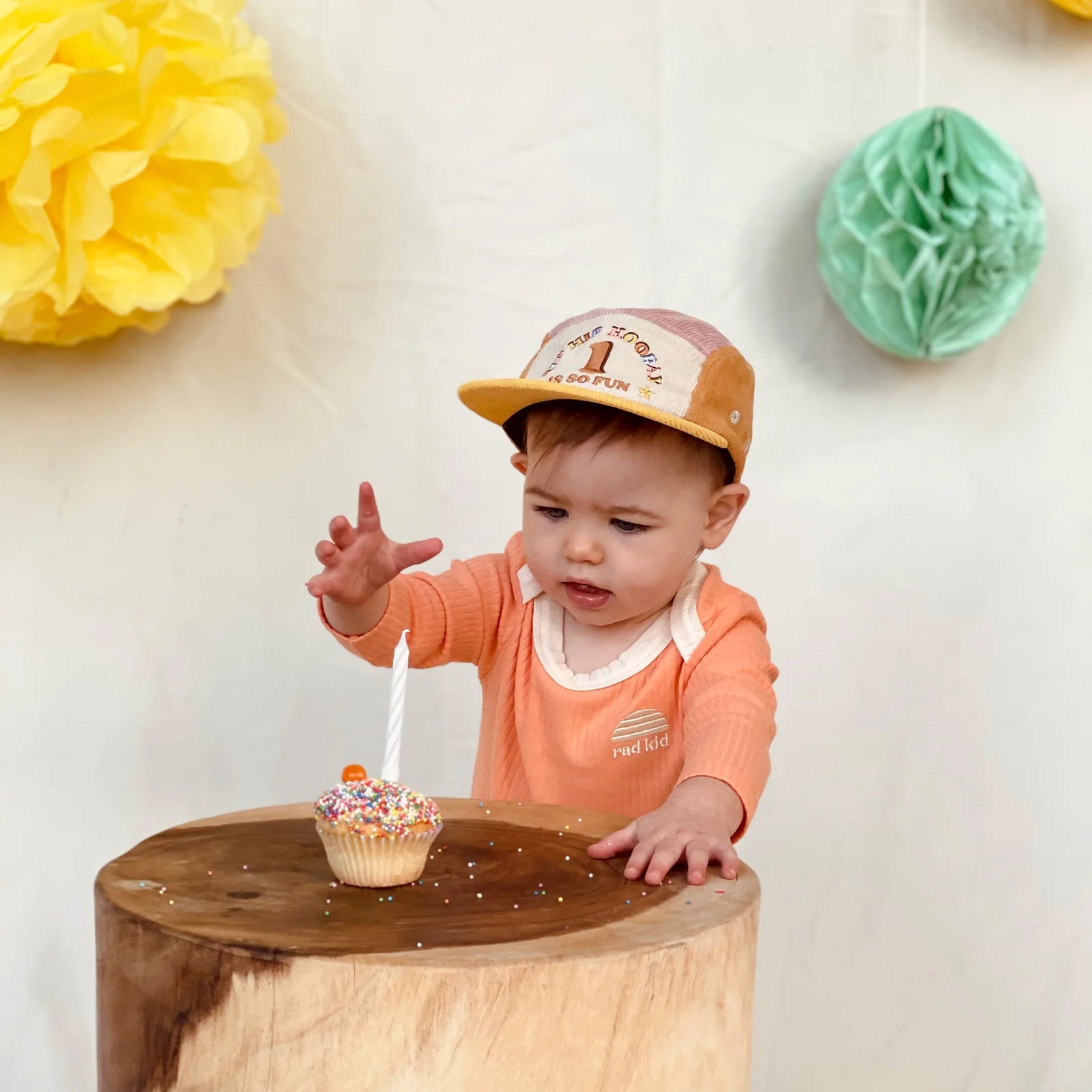 Banabae 1st Birthday Cord Cap - Musk Spliced