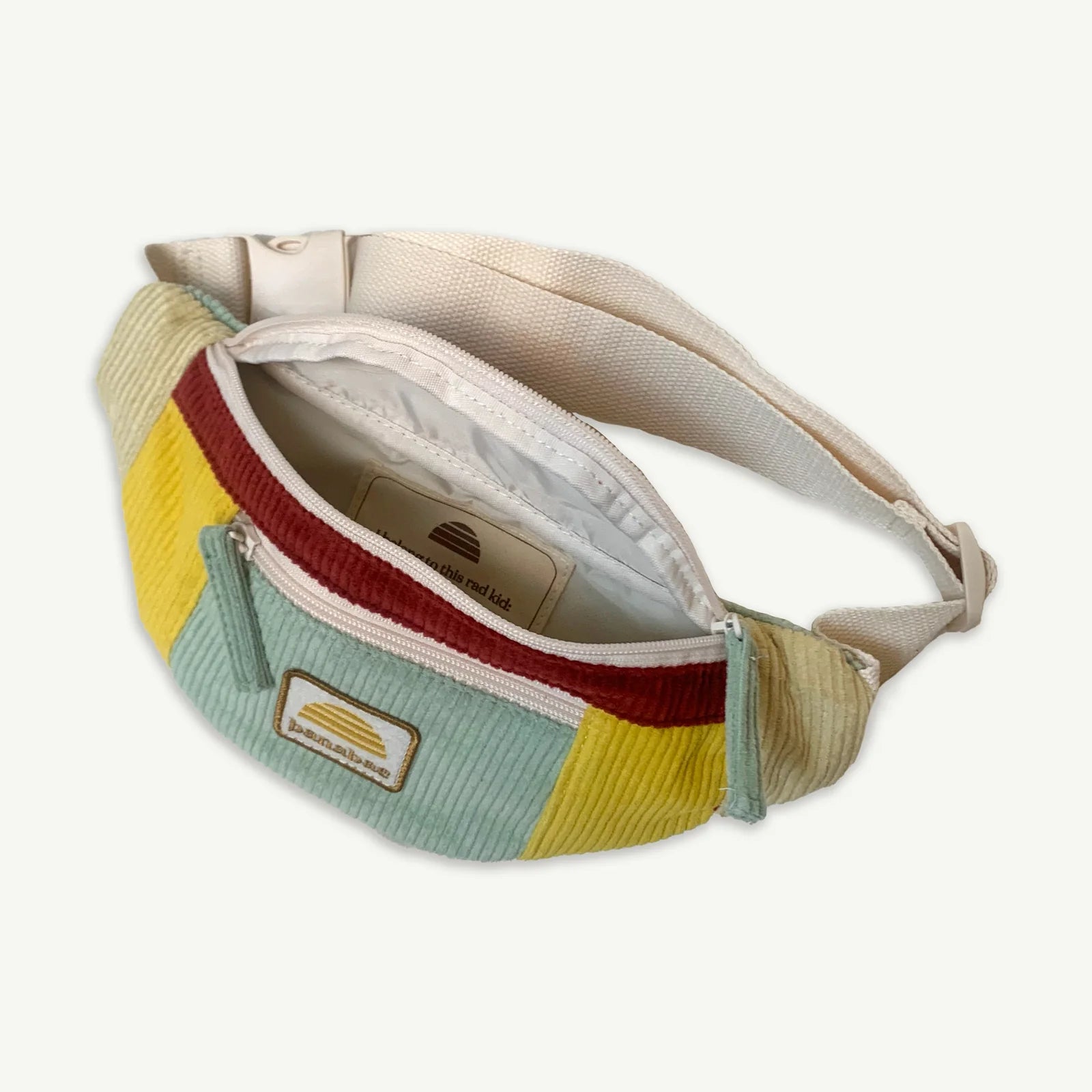 Banbae Kids Corduroy Splice Eco Belt Bag - Primary