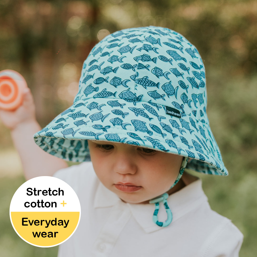 Bedhead Toddler Bucket Sun Hat - Fish