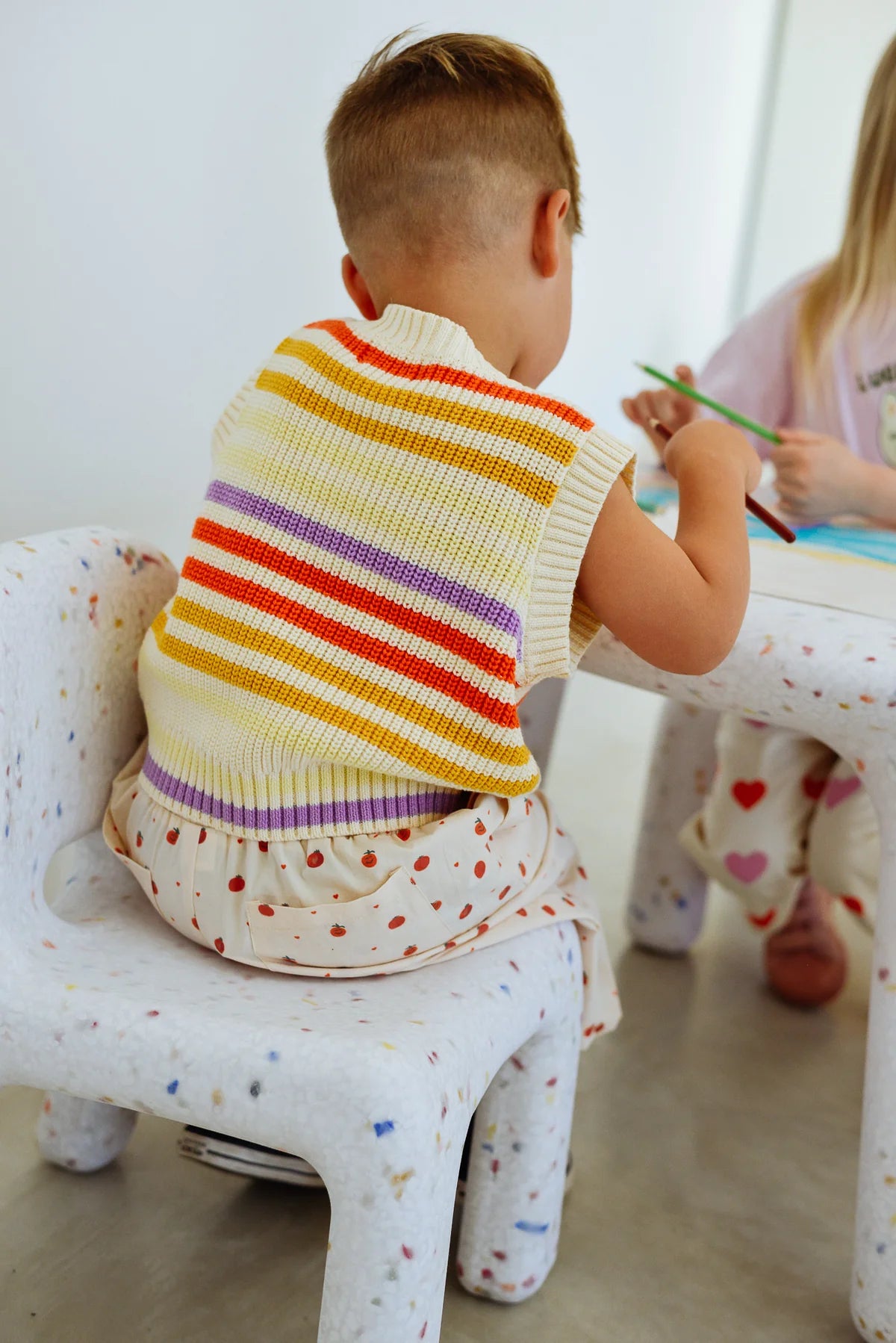 Sunday Siblings Art Club Knit Vest