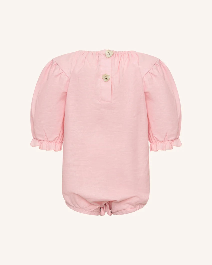 Tiny Tribe Linen Bodysuit - Pink
