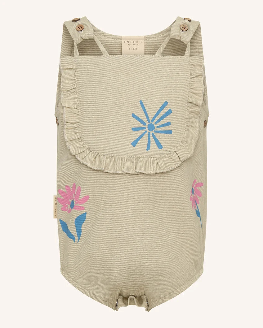 Tiny Tribe Flower Dungaree