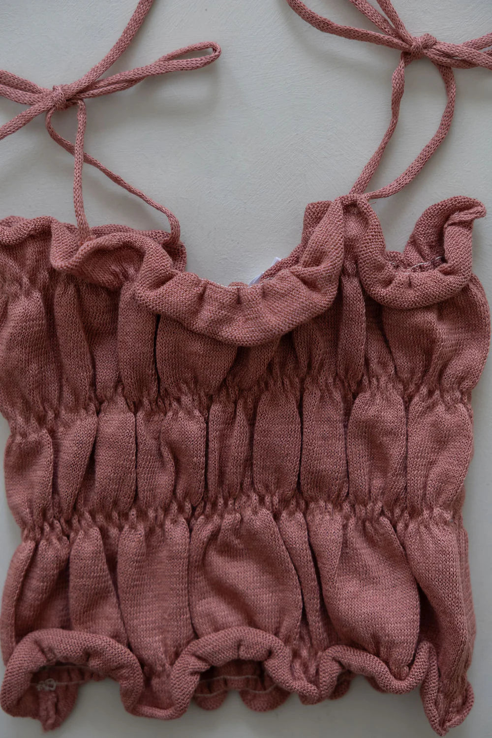 Belle & Sun Linen Top - Mulberry