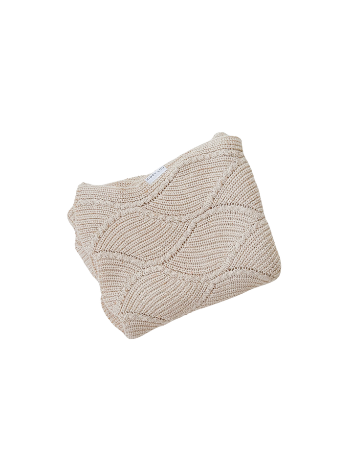 Ziggy Lou Biscotti Fleck Blanket
