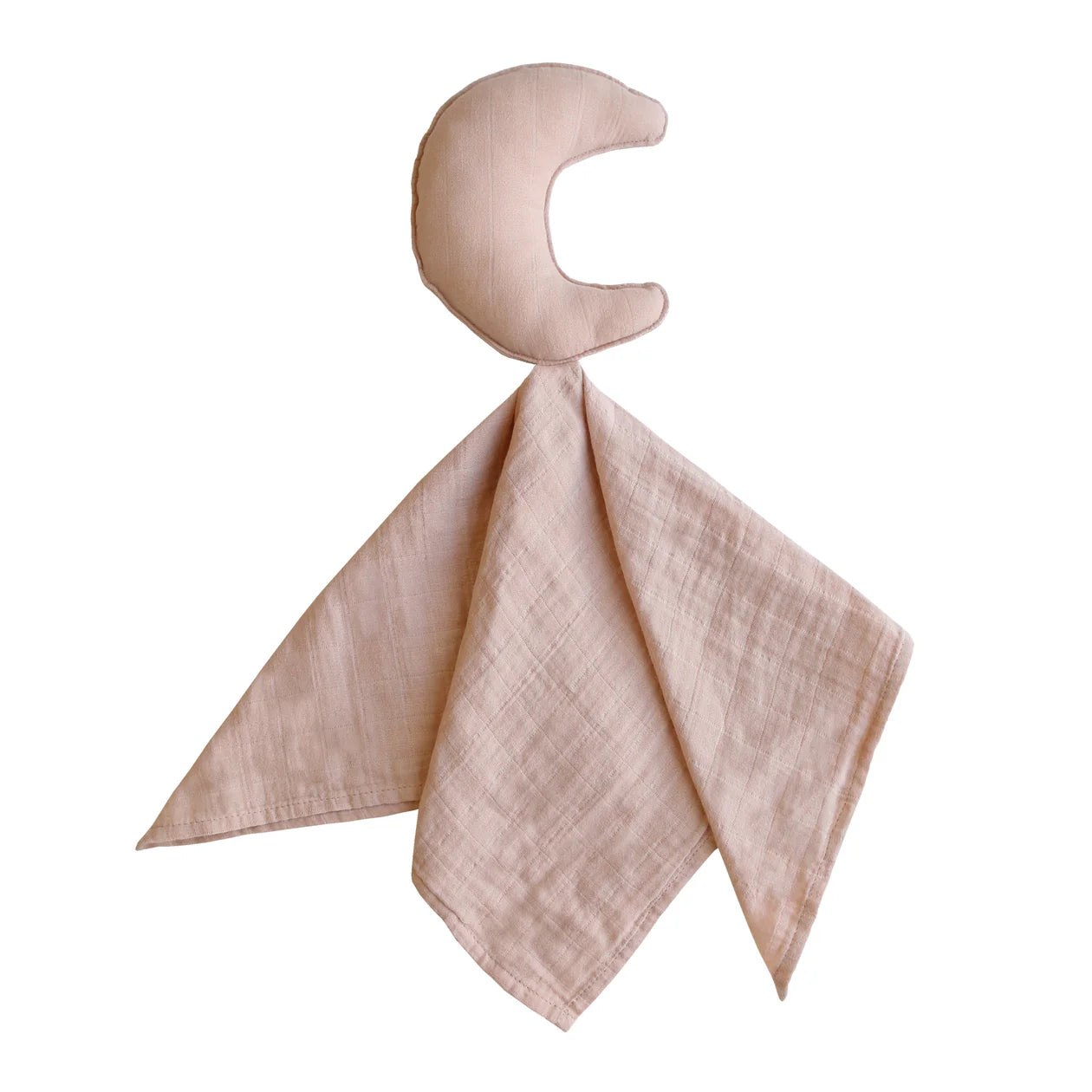 Mushie Lovey Blanket Moon - Blush